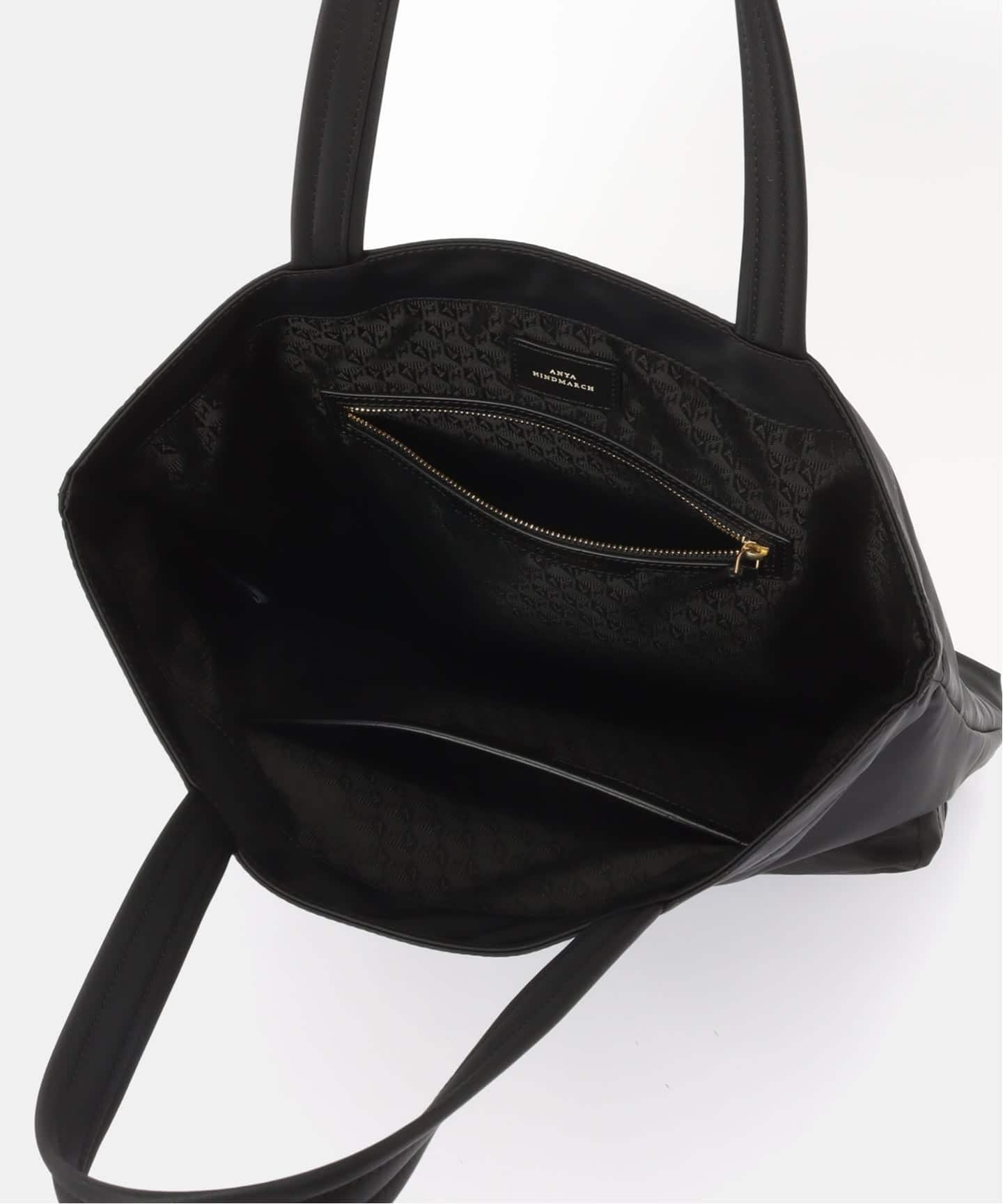 ANYA HINDMARCH/アニヤ ハインドマーチ Tote Eyes in Black ECONYL