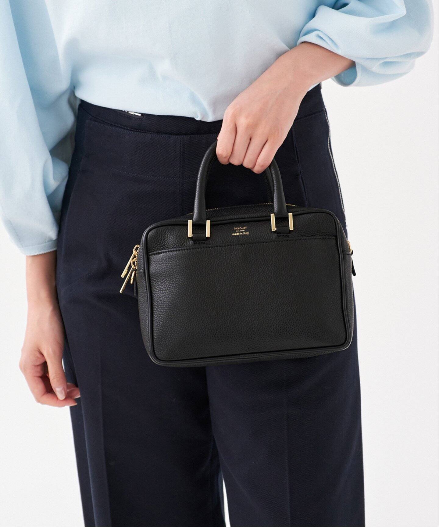 追加予約5》Manuel MILANO/マニュエルミラノ 別注 レザーバッグ MIDI  