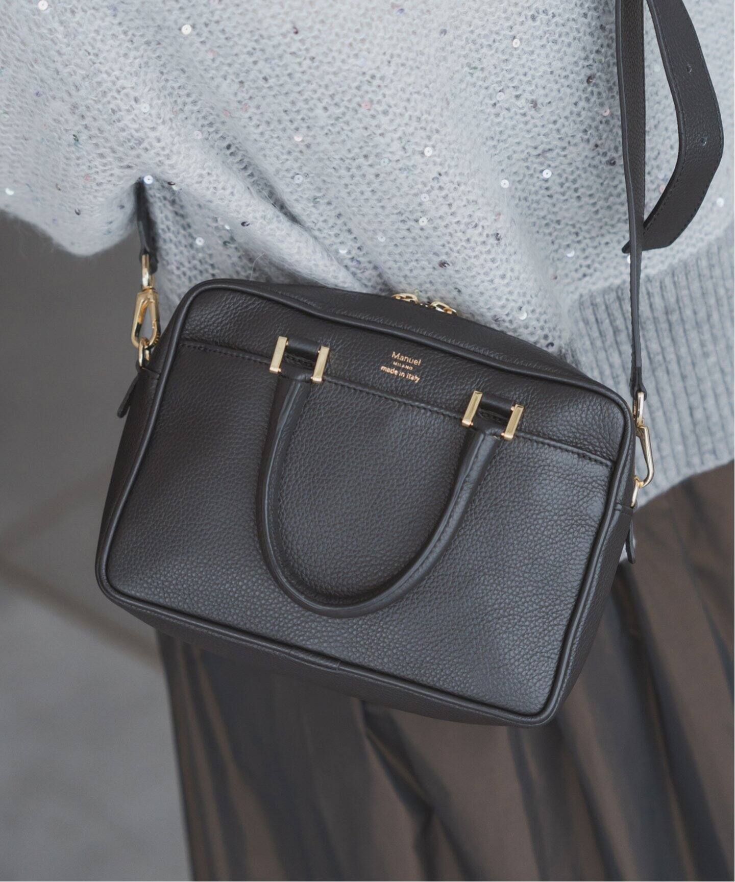 追加予約5》Manuel MILANO/マニュエルミラノ 別注 レザーバッグ MIDI  