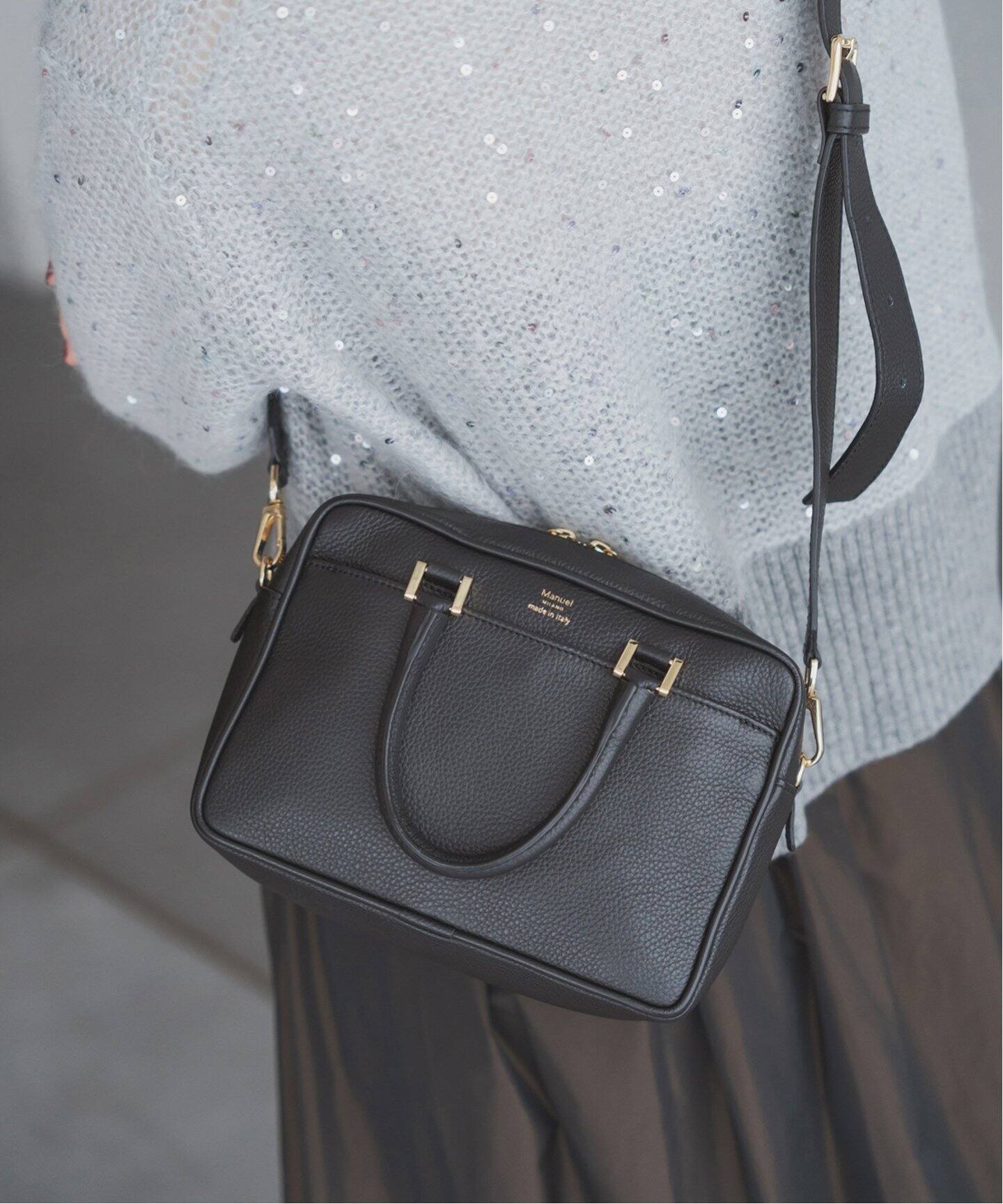 追加予約5》Manuel MILANO/マニュエルミラノ 別注 レザーバッグ MIDI  