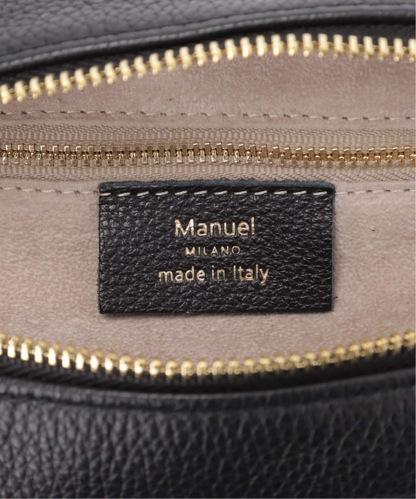 追加5》Manuel MILANO/マニュエルミラノ 別注 レザーバッグ MIDI