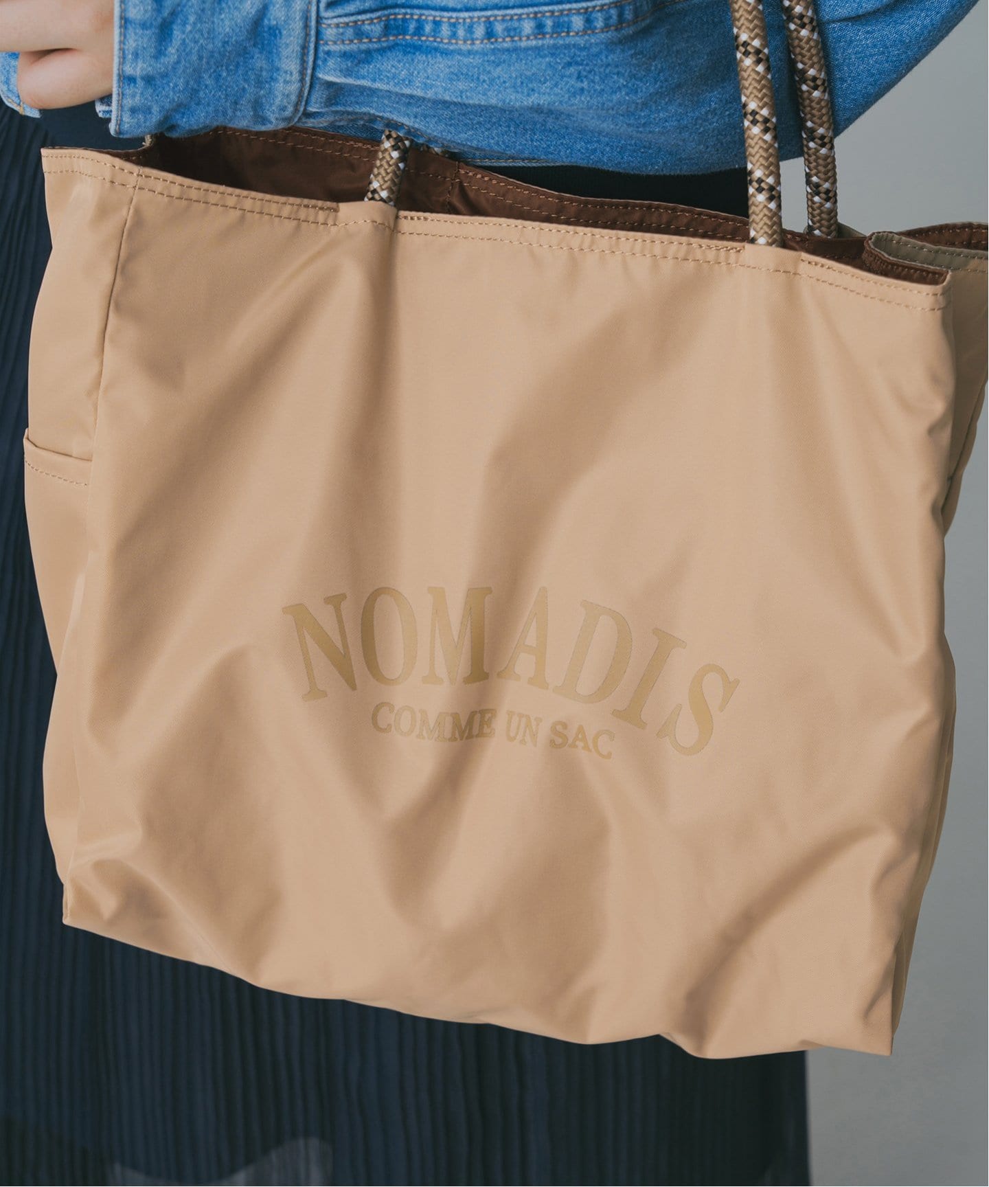 イエナ/NOMADIS/ノマディス 別注 SAC WIDEトートバッグ WEB限定/追加》NOMADIS/ノマディス 別注 SAC WIDE リバーシブル