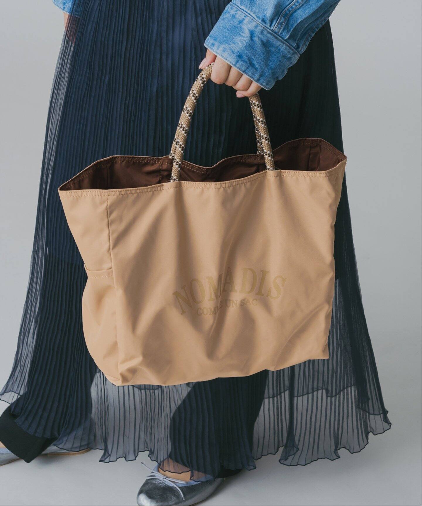 WEB限定/追加》NOMADIS/ノマディス 別注 SAC WIDE リバーシブルトート 