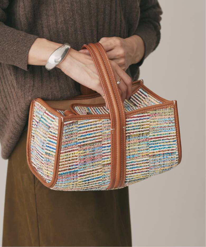 追加》A VACATION/ア ヴァケーション SEE SAW BAG LINE CHECK 