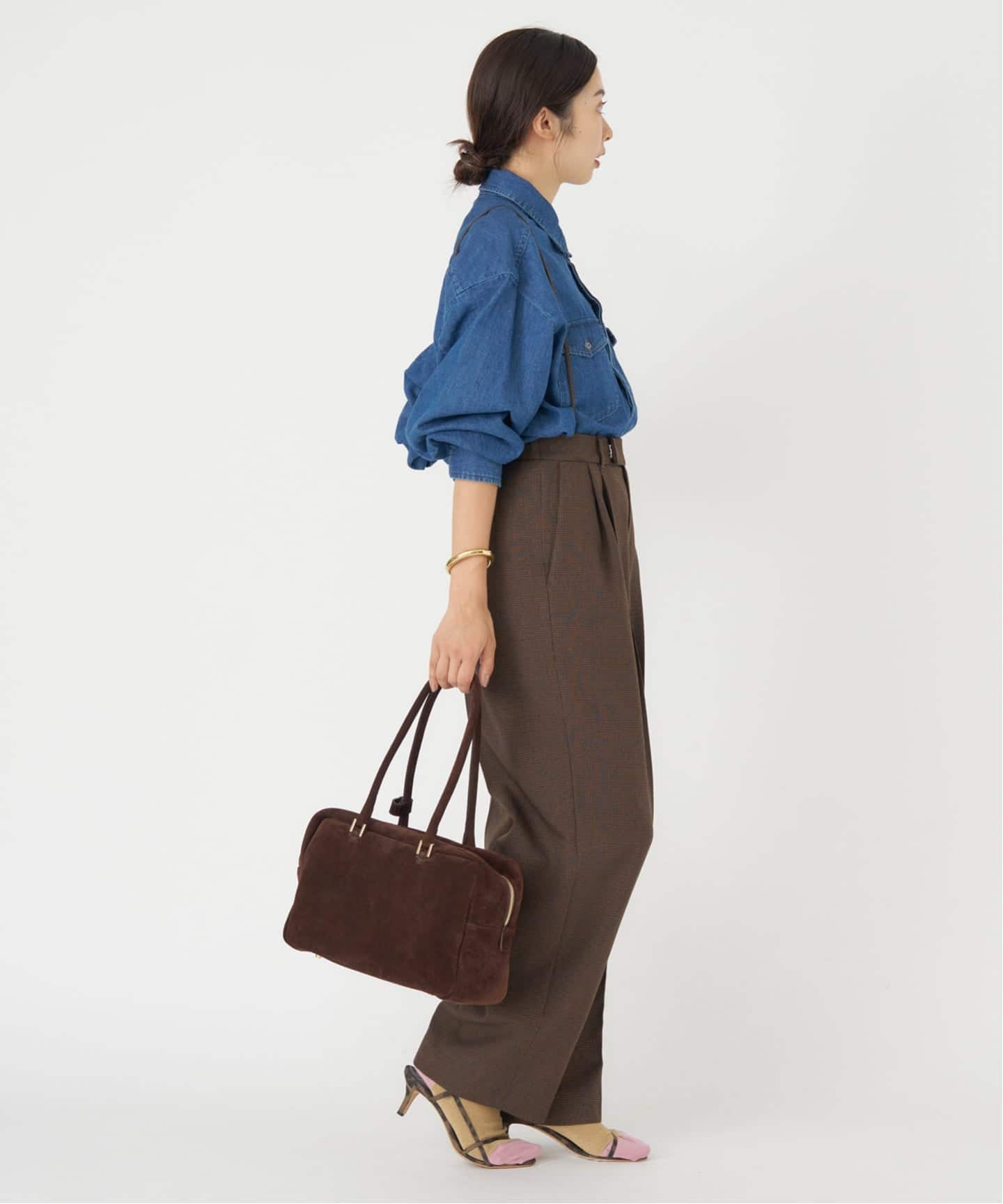 追加予約》Manuel MILANO/マニュエルミラノ SUEDE BOSTON