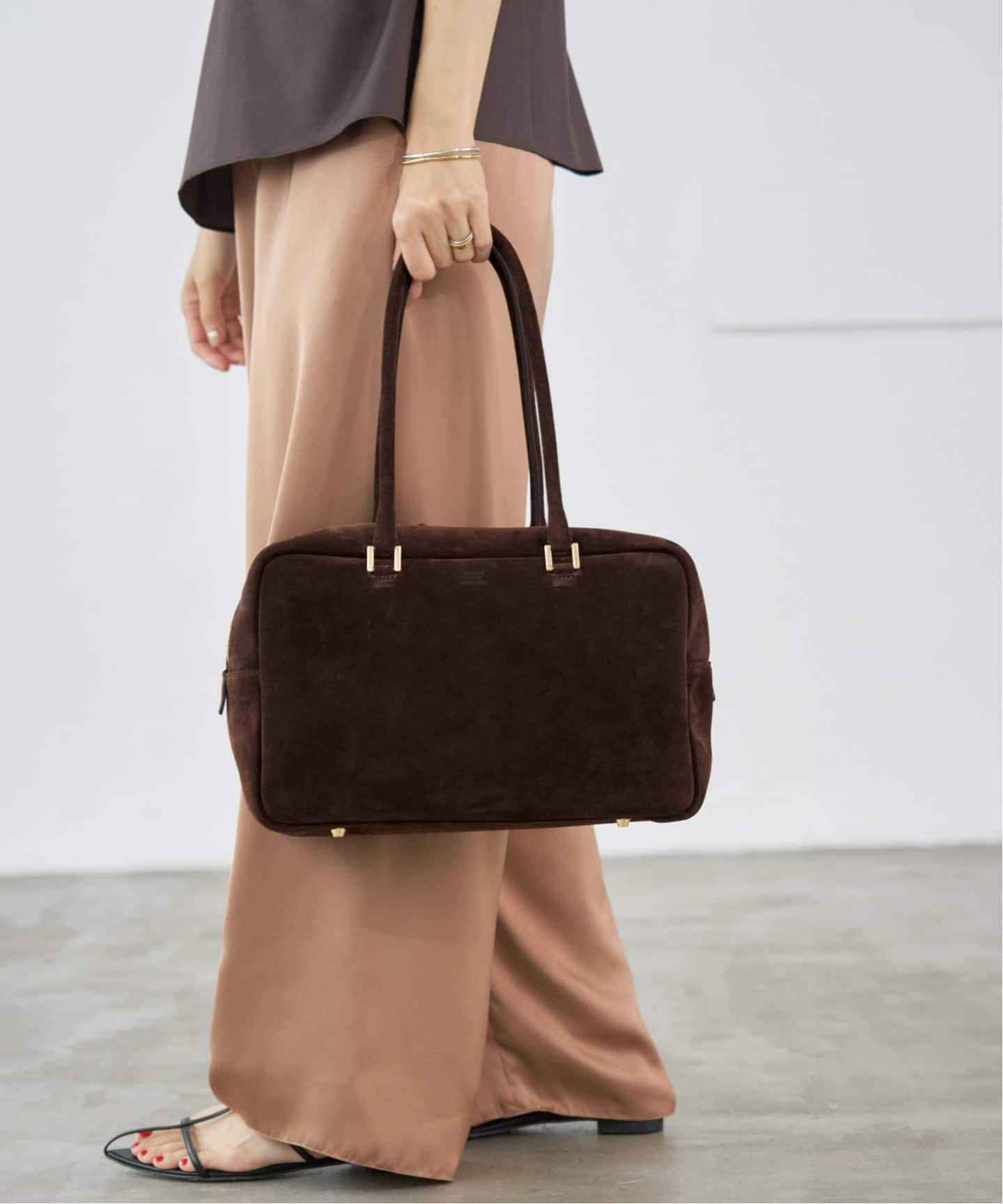 Manuel MILANO SUEDE スエードボストンバッグ　キャメル Manuel MILANO SUEDE スエードボストンバッグ キャメル - メルカリ