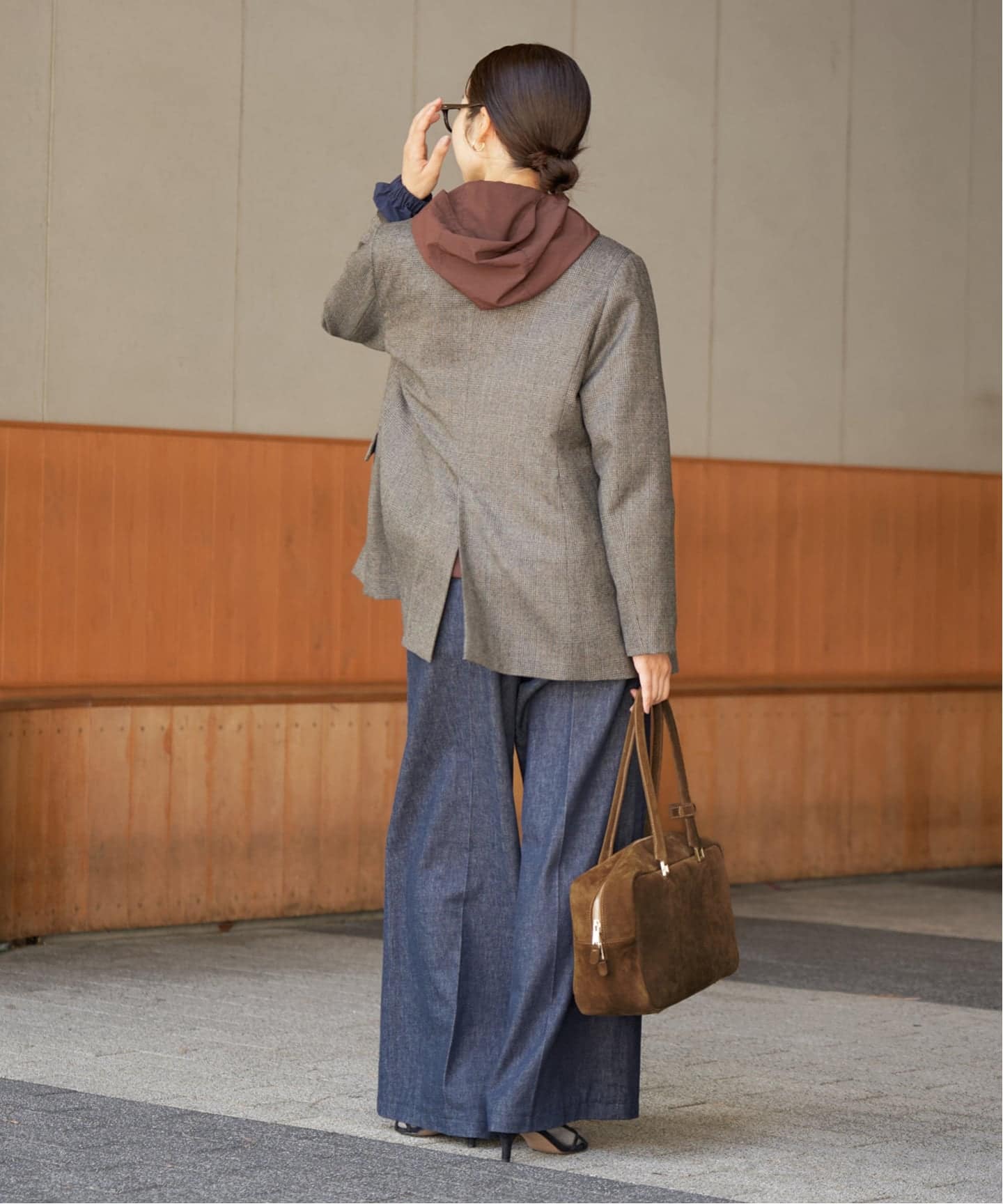 Manuel MILANO SUEDE スエードボストンバッグ　キャメル IENA ボストンバッグ 「追加」Manuel MILANO/マニュエルミラノ