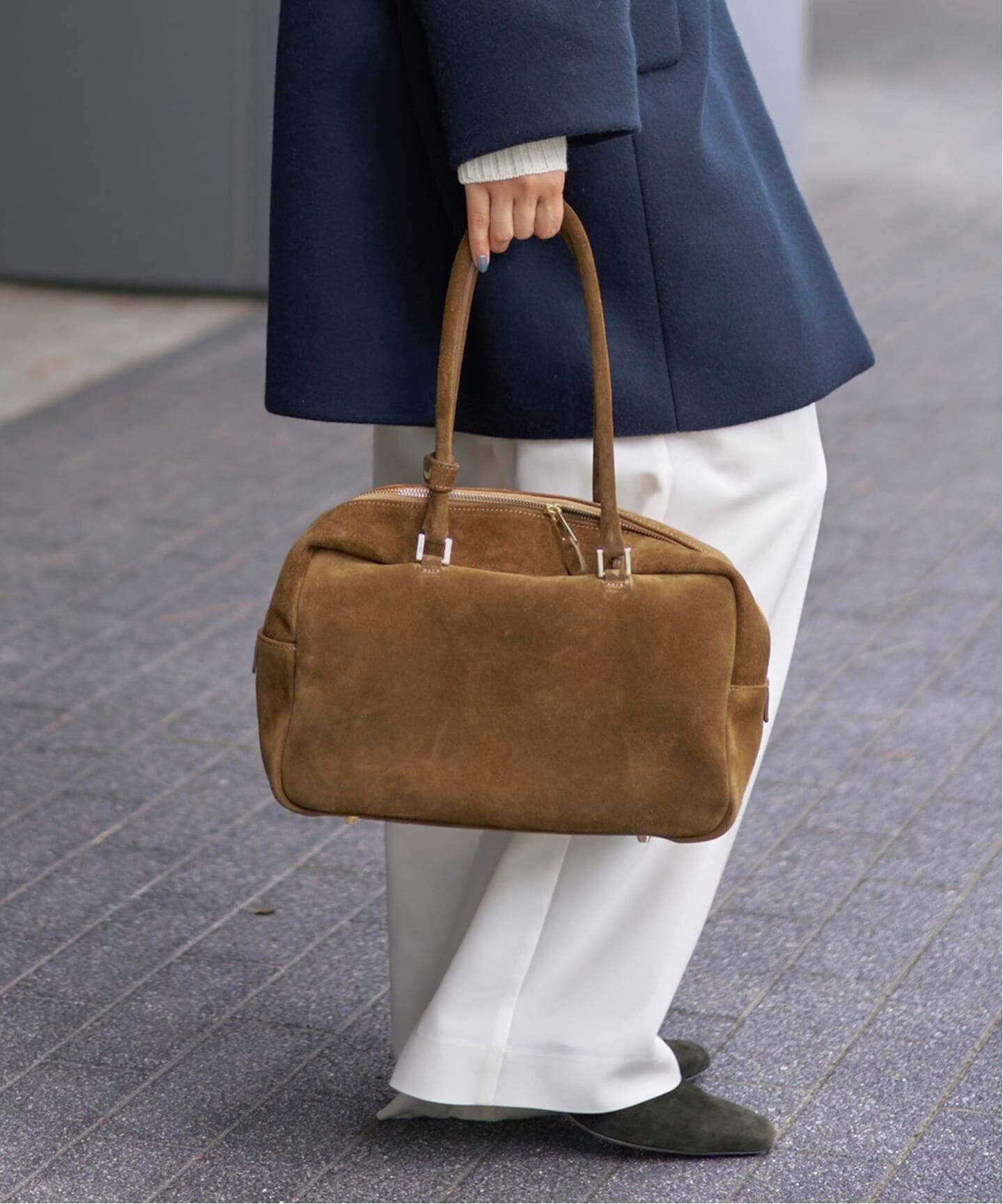 マニュエルミラノ SUEDE BOSTON スエードボストンバッグ新品 イエナ IENA 《追加予約》Manuel MILANO/マニュエルミラノ SUEDE