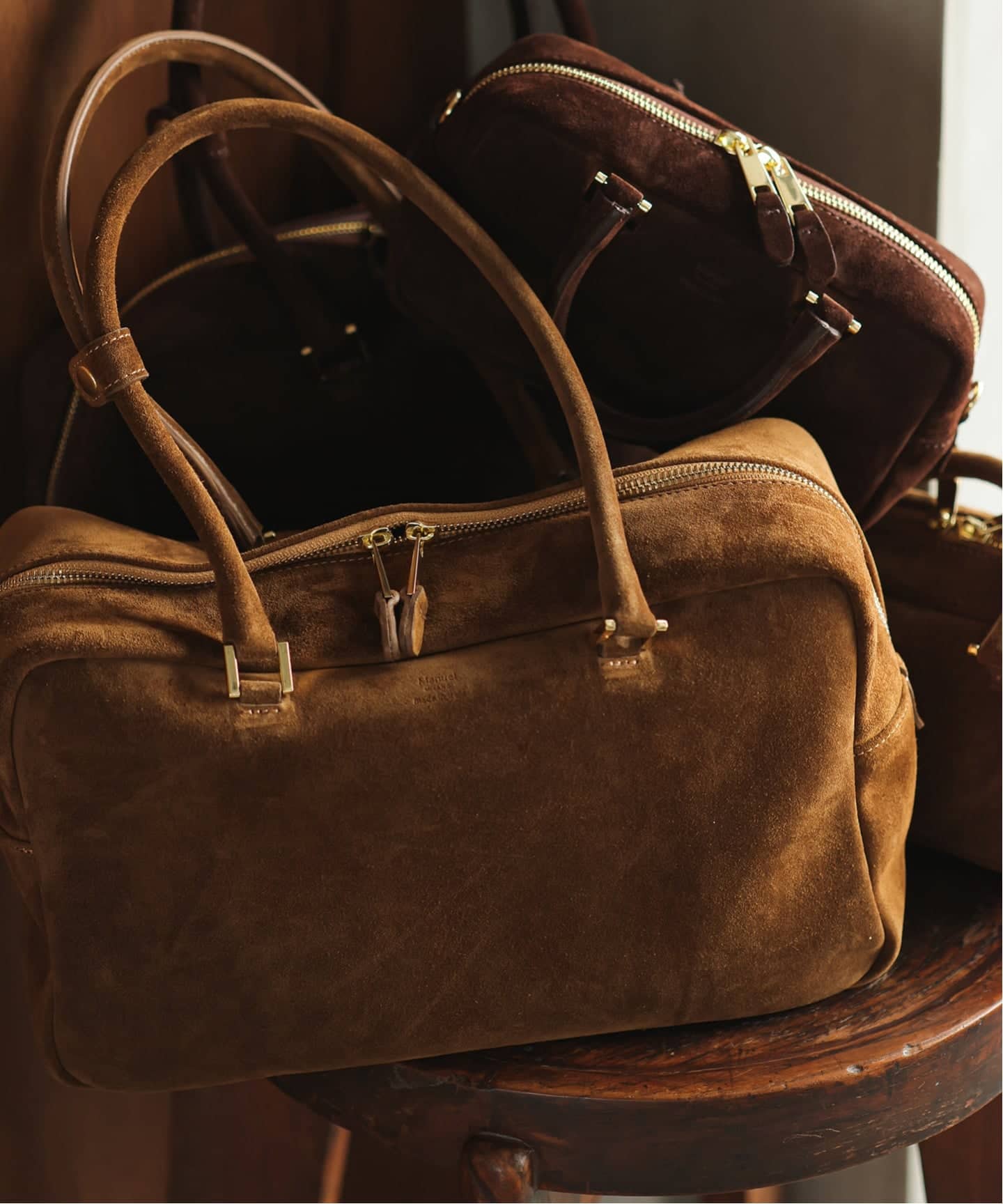 追加》Manuel MILANO/マニュエルミラノ SUEDE BOSTON スエードボストン