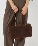 《追加予約》Manuel MILANO/マニュエルミラノ SUEDE BOSTON スエードボストンバッグ