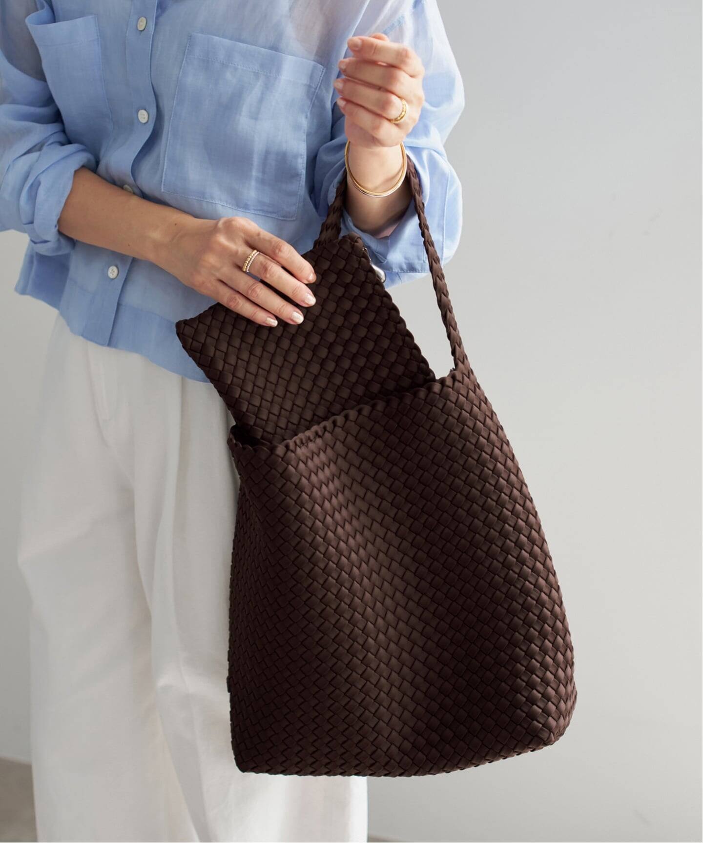 追加》NAGHEDI/ナゲディ Nomad Medium Hobo トートバッグ SN04023LD