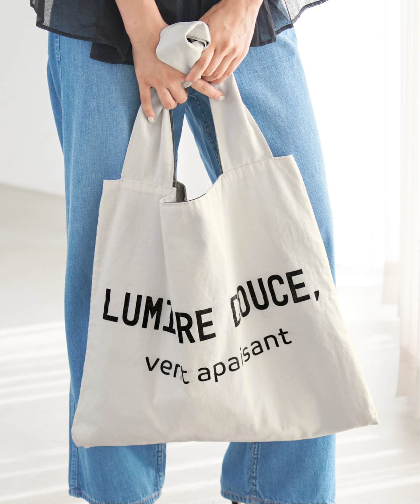 バッグ IENA BLANC COTTON BAG WEB限定追加予約》IENA BLANC COTTON BAG（トートバッグ）｜IENA