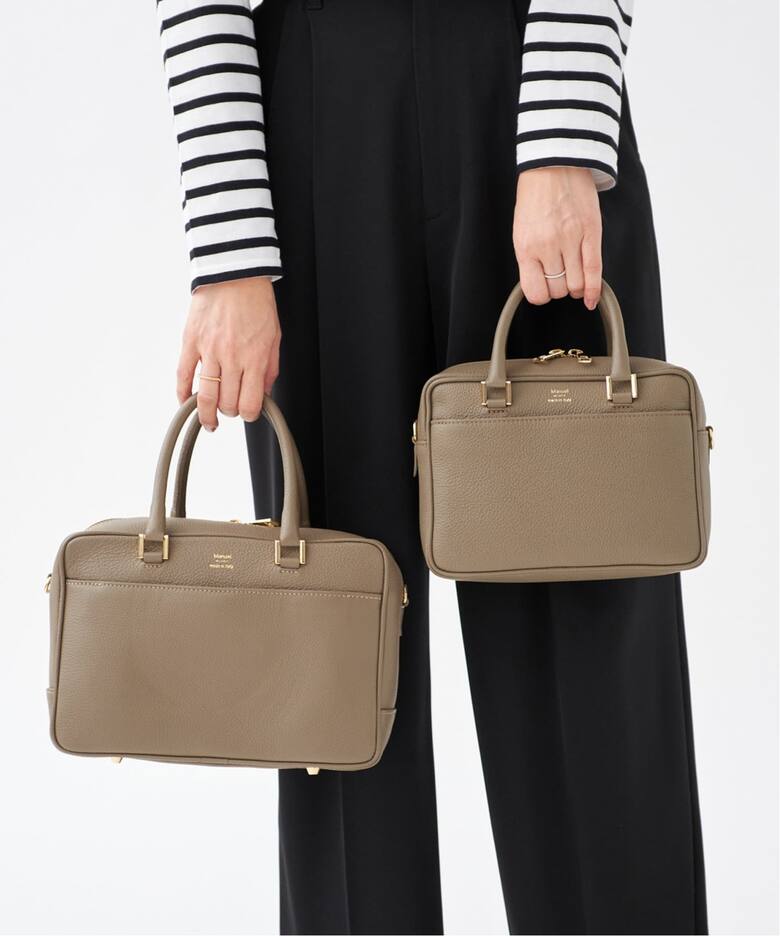 追加4》Manuel MILANO/マニュエルミラノ レザーバッグ（ハンドバッグ  