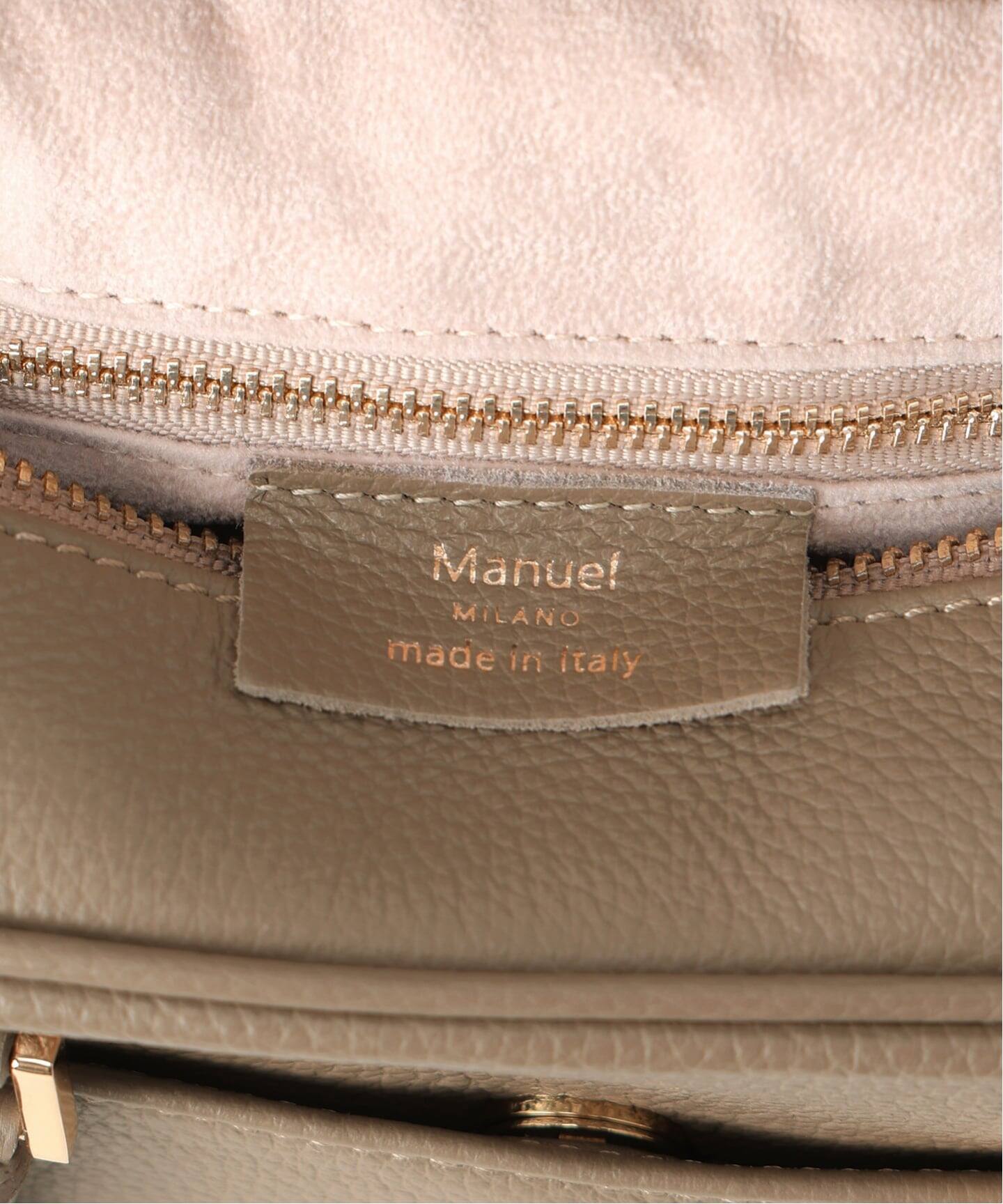 マニュエルミラノ　レザーバッグ　新品・未使用 追加3》Manuel MILANO/マニュエルミラノ レザーバッグ