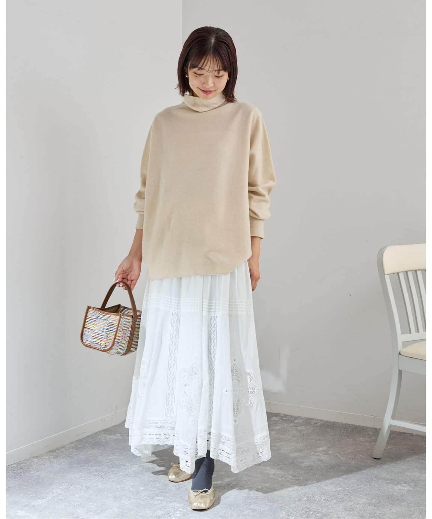 別注》A VACATION/ア ヴァケーション SEE SAW BAG LINE CHECK