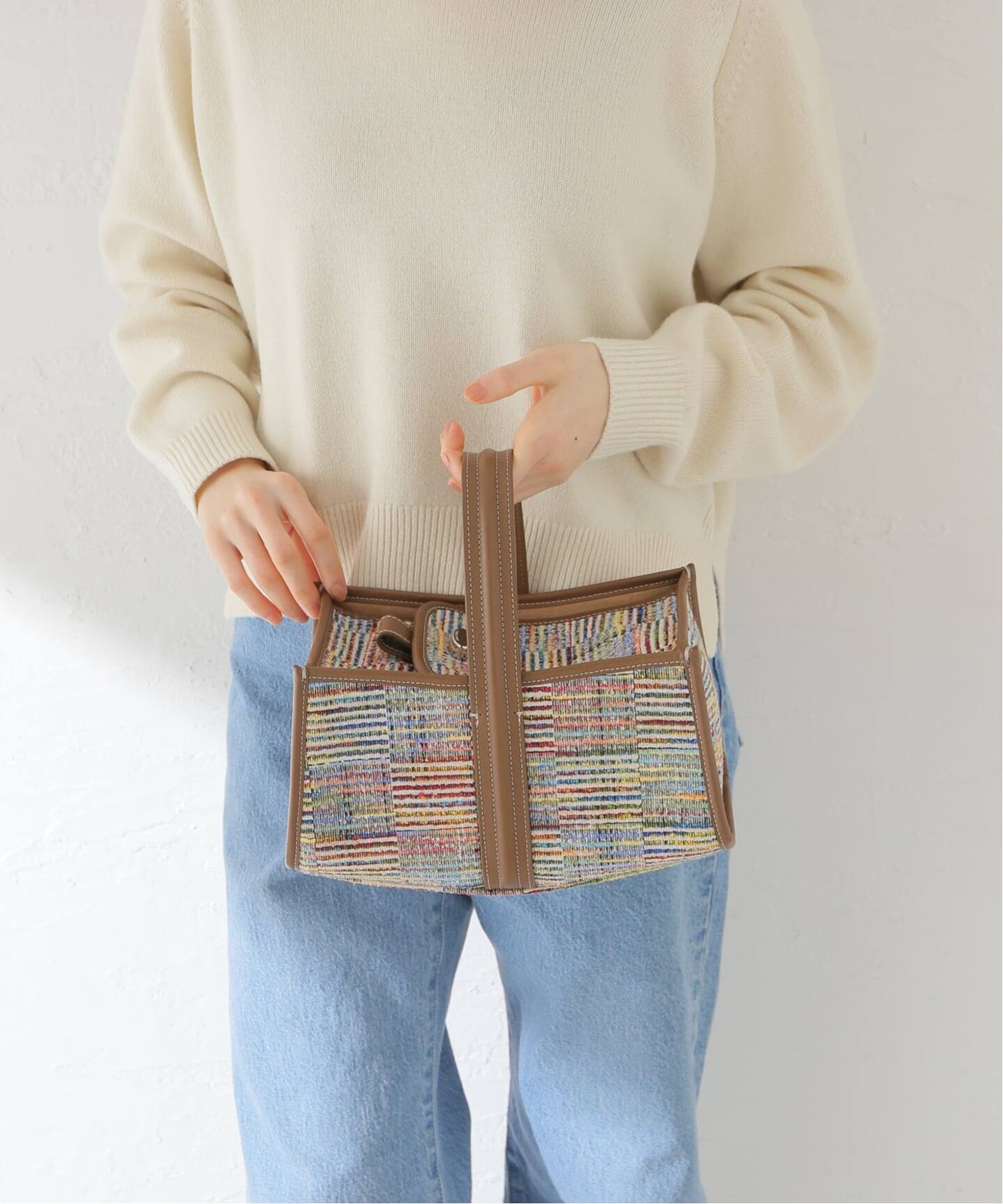 別注》A VACATION/ア ヴァケーション SEE SAW BAG LINE CHECK