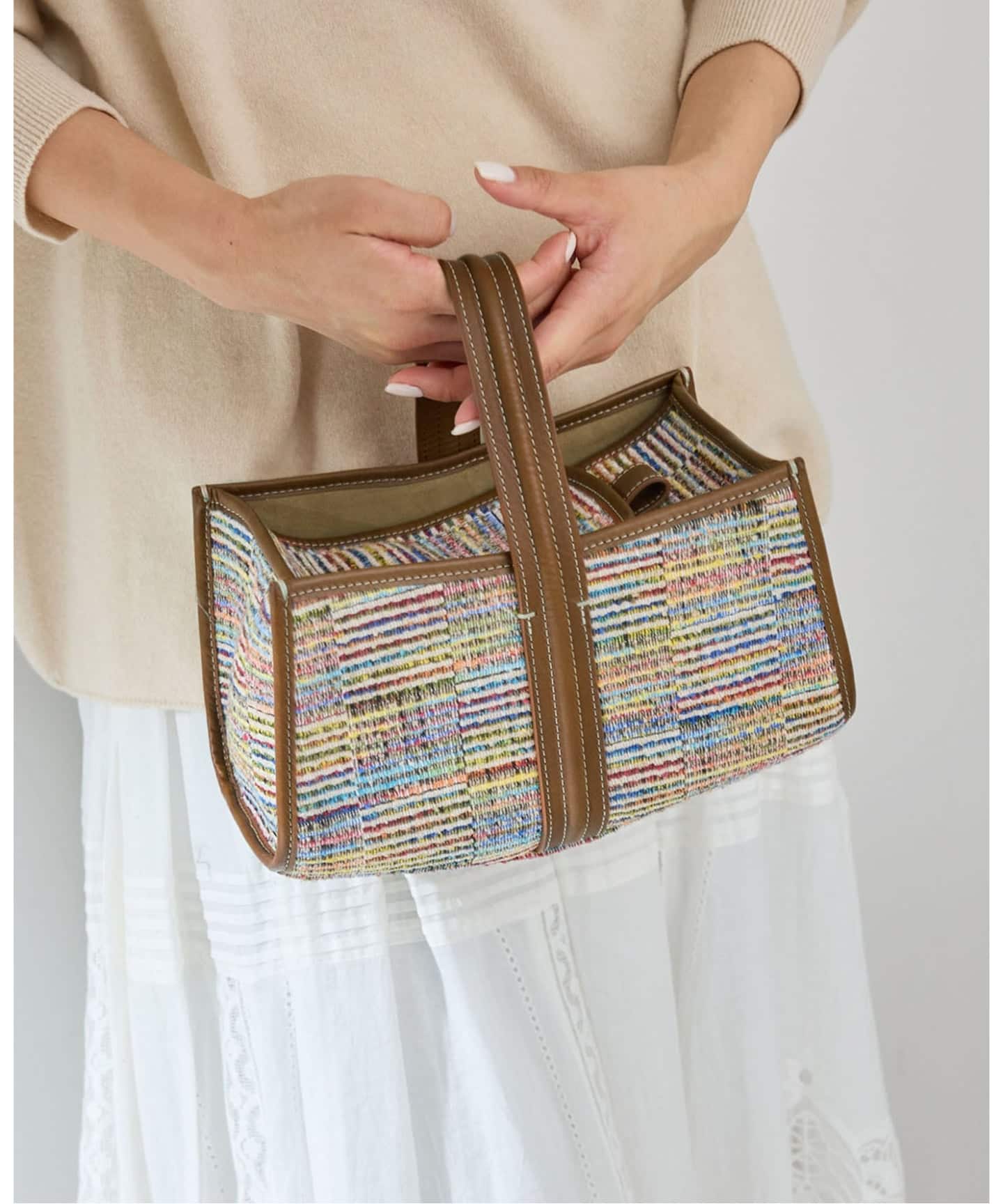 別注》A VACATION/ア ヴァケーション SEE SAW BAG LINE CHECK