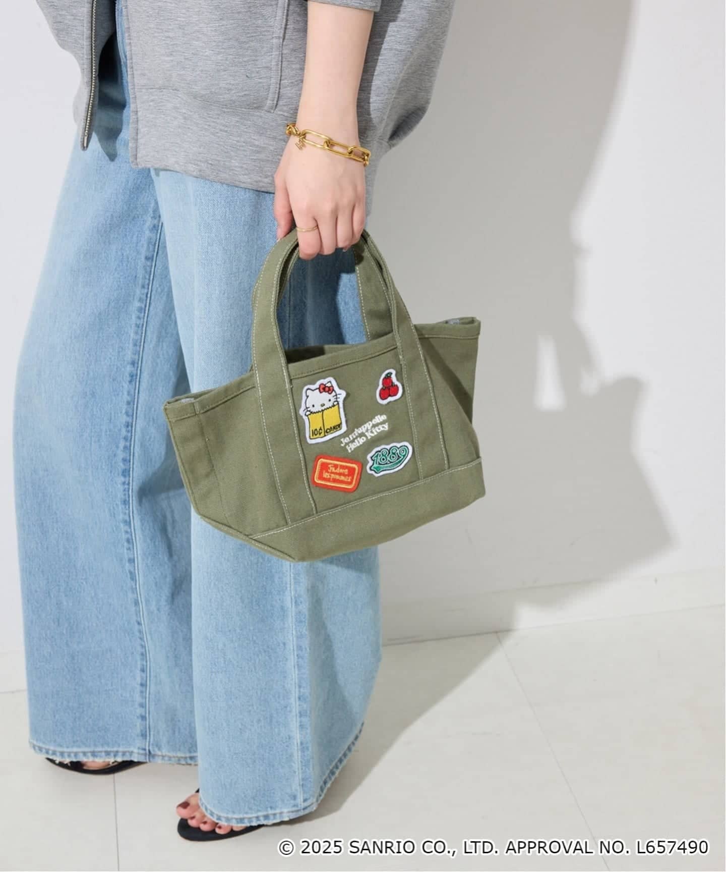 WEB限定/追加3》Hello Kitty ワッペンランチトートバック（その他