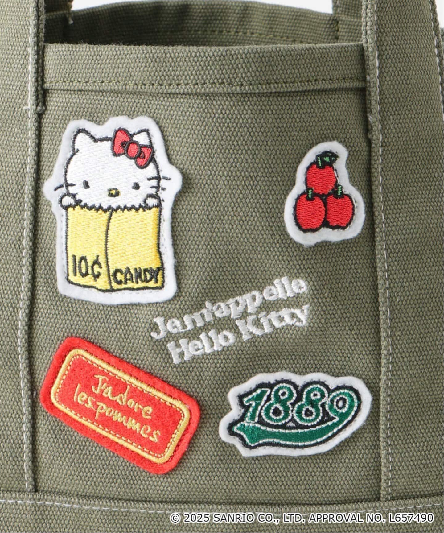 WEB限定/追加3予約》Hello Kitty ワッペンランチトートバック