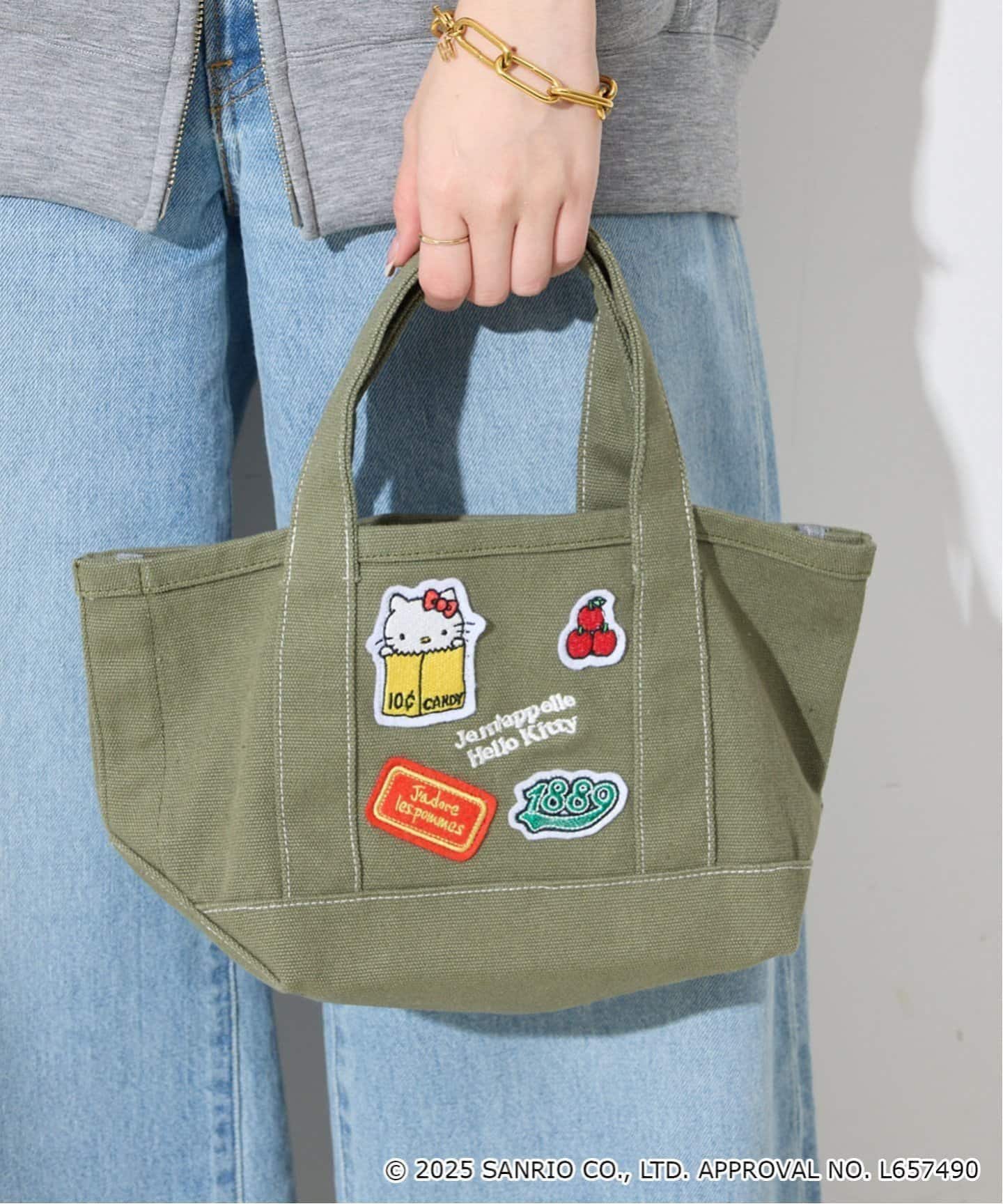 一部店舗・WEB限定》Hello Kitty ワッペンランチトートバック（その他