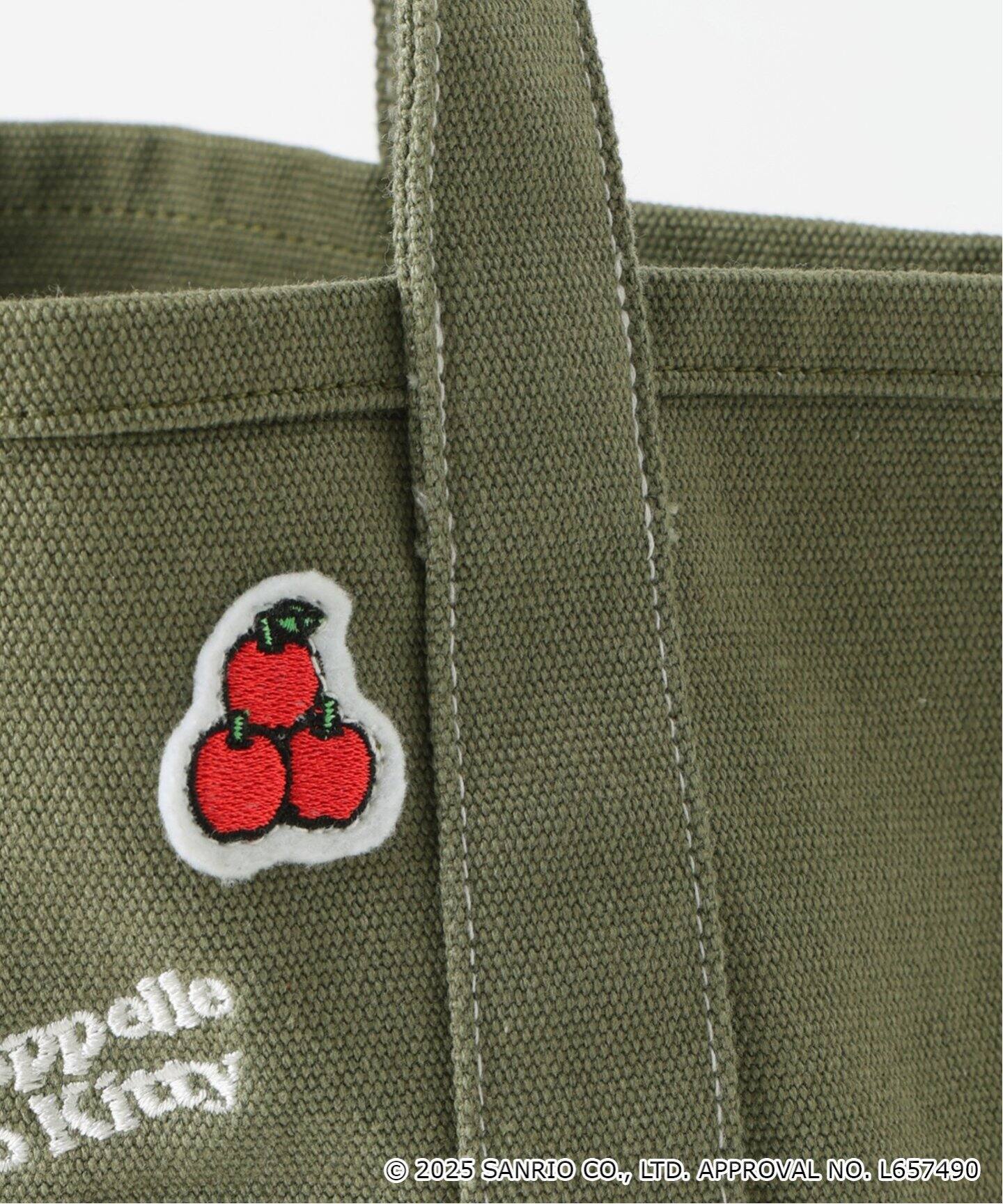 SLOBE IENA Hello Kitty ワッペンランチトート WEB限定/追加2》Hello Kitty ワッペンランチトートバック