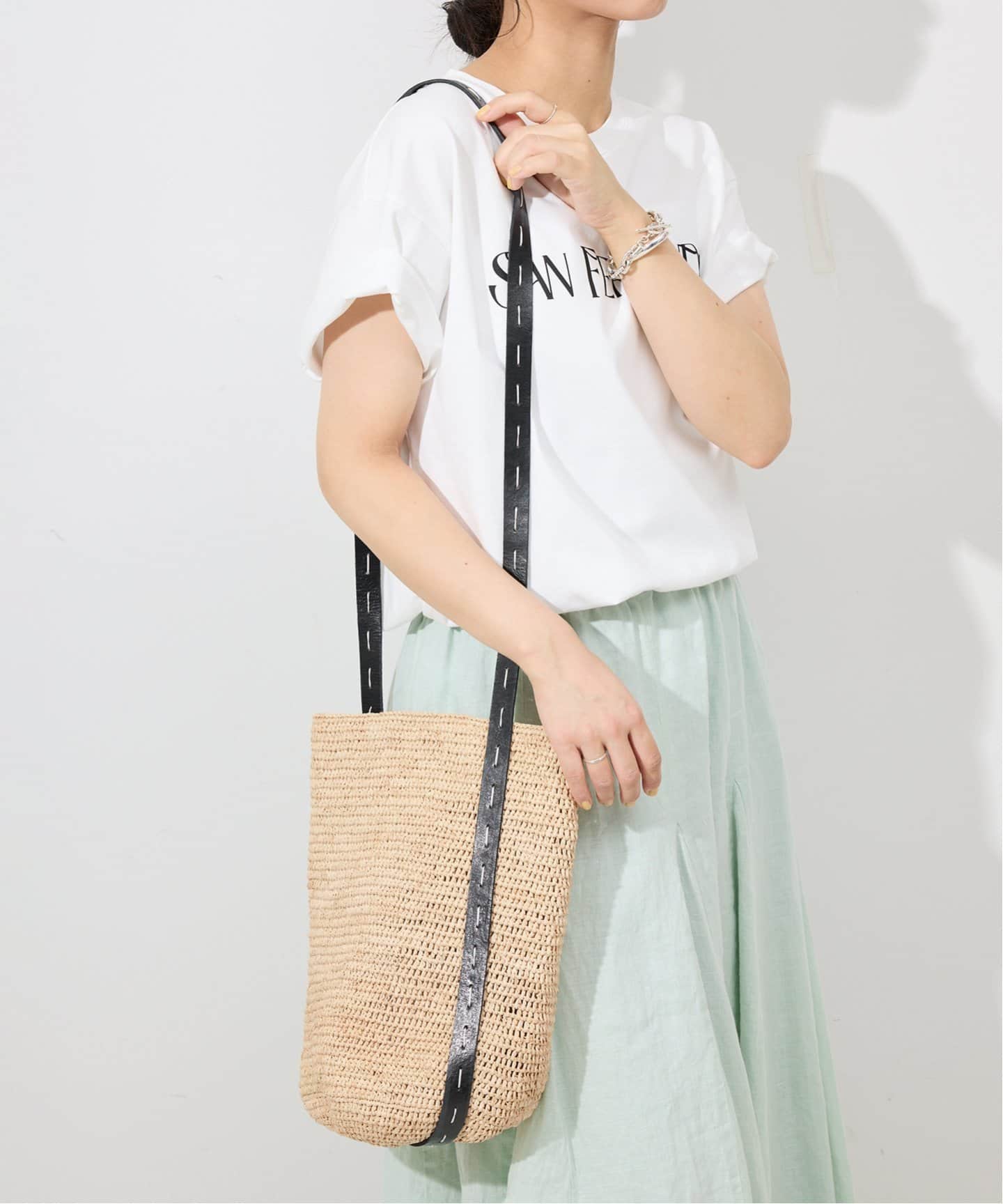 MADE IN MADA/メイドインマダ SLOBE別注 ALICE STITCH BAG（かご