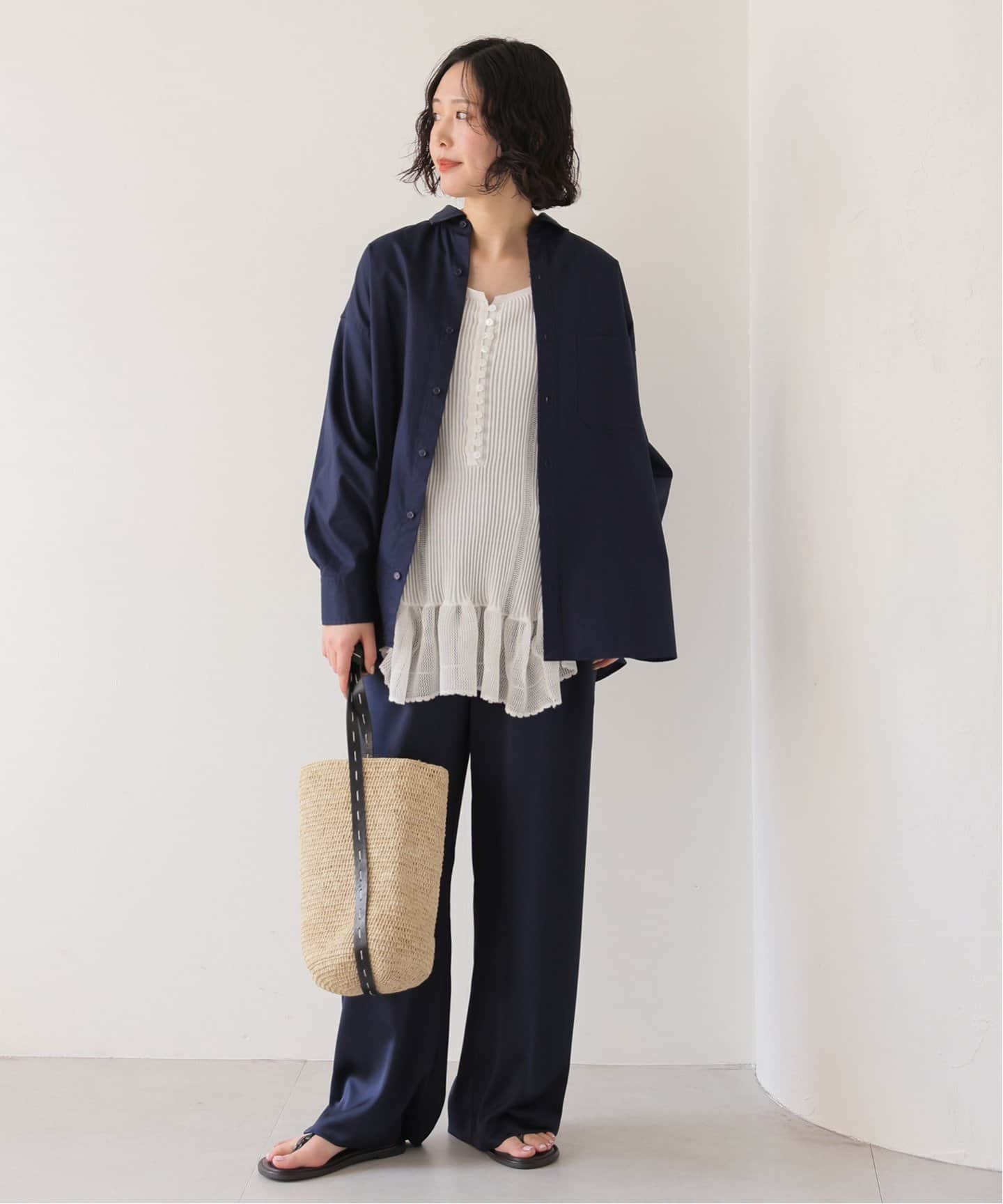 スローブイエナ　メイドインマダ　ALICEMM カゴバッグ WEB限定》【MADE IN MADA /メイドインマダ】 ALICE MMカゴバッグ