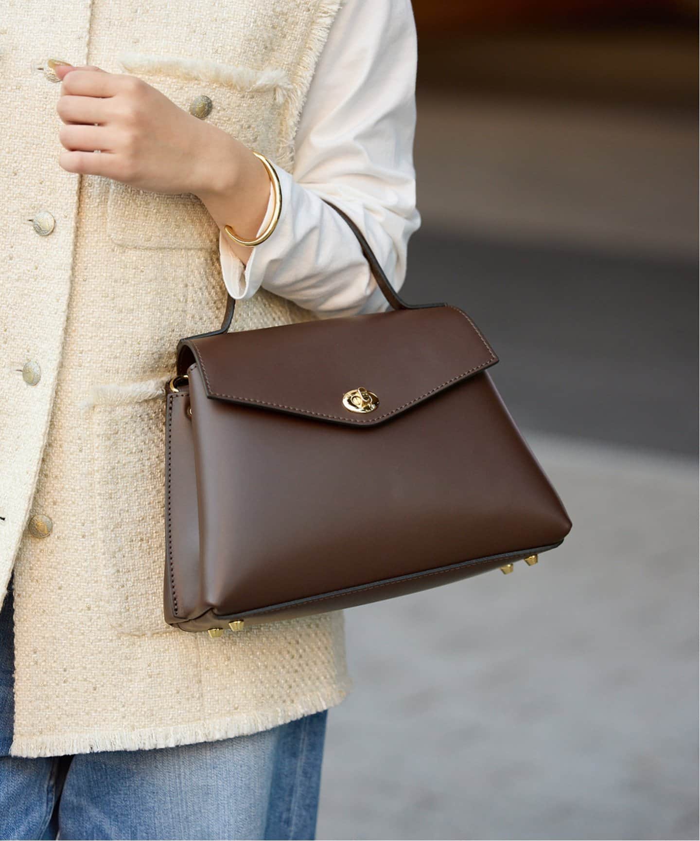 追加》MARCO BIANCHINI/マルコ・ビアンキーニ レザーフラップBAG 24030