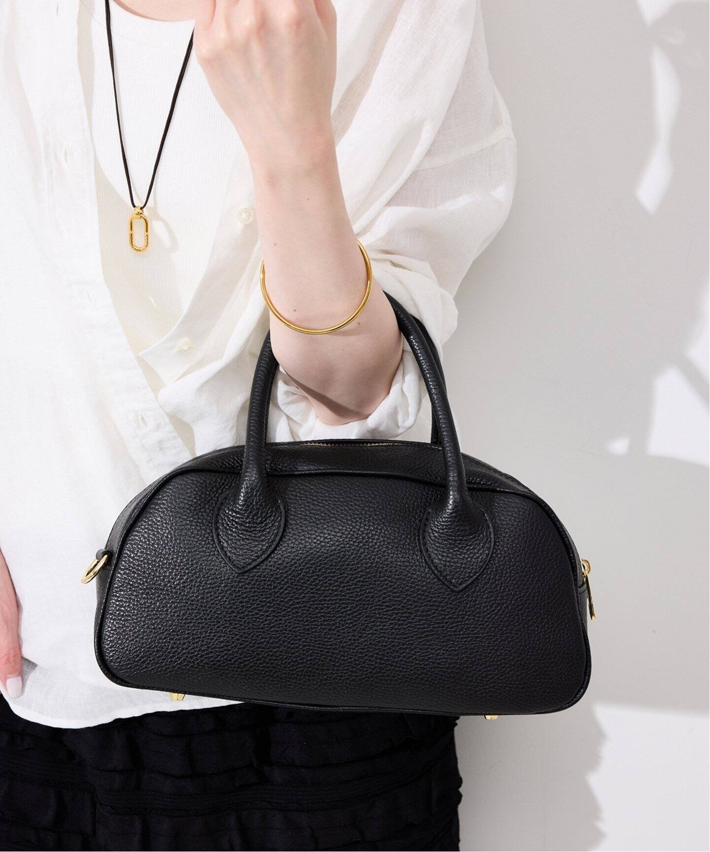MARCO BIANCHINI/マルコ・ビアンキーニ レザーボストンBAG 25112 