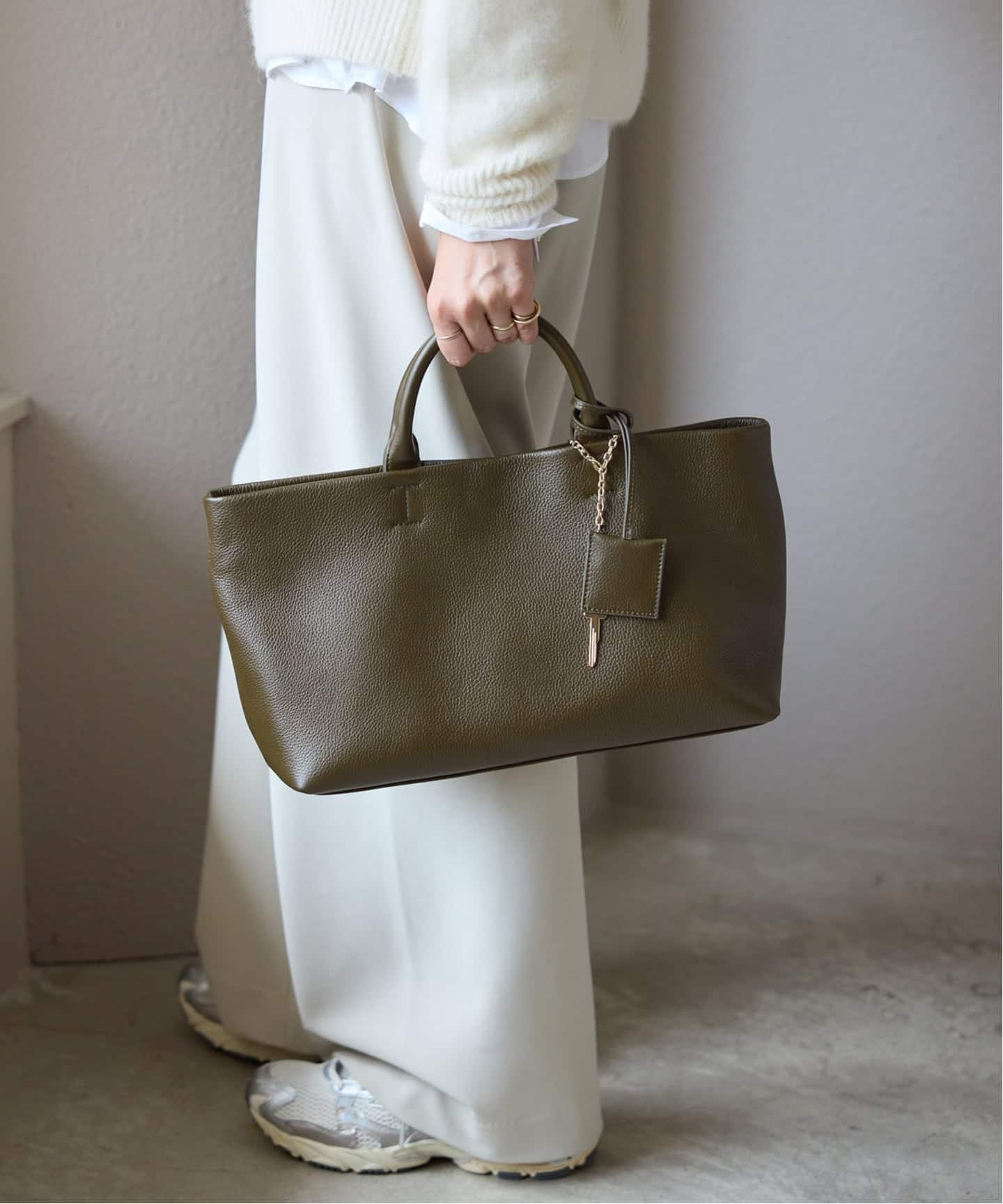 追加2予約》SLOBE レザートートバッグ（トートバッグ）｜SLOBE