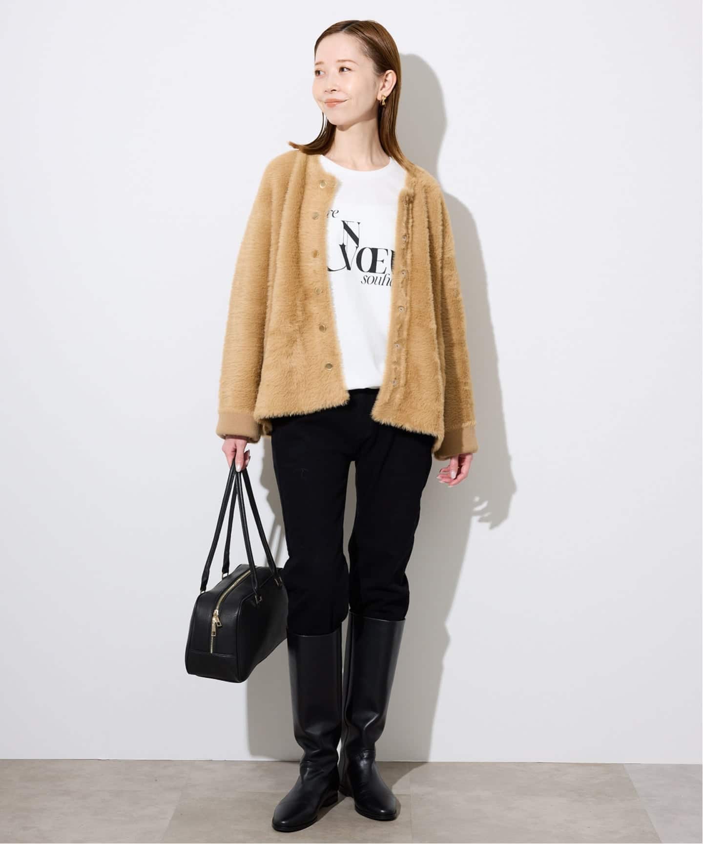 SLOBE ロングハンドルボストン（ボストンバッグ）｜SLOBE IENA