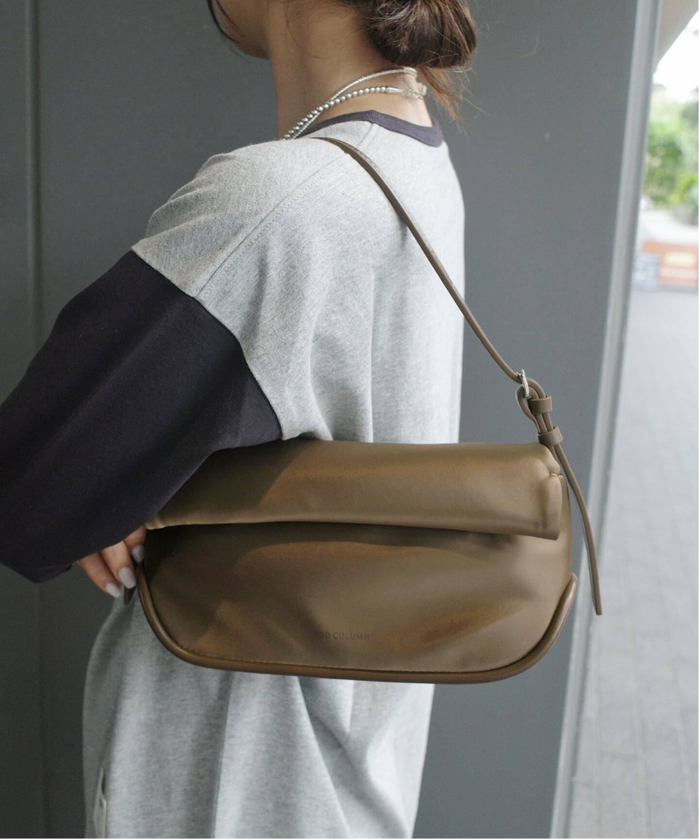 ADD CULUMN/アドカラム ROLLA S FABRIC ショルダーバッグ A25W02B420 