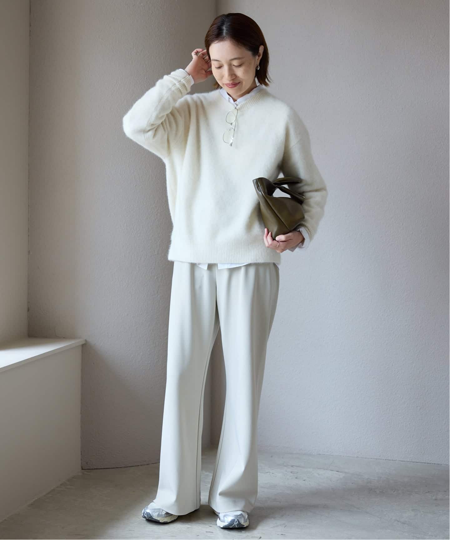 【SLOBE IENA】ビジネスバッグ トートバッグ　黒 WEB限定/追加予約》SLOBE レザートートバッグ（トートバッグ