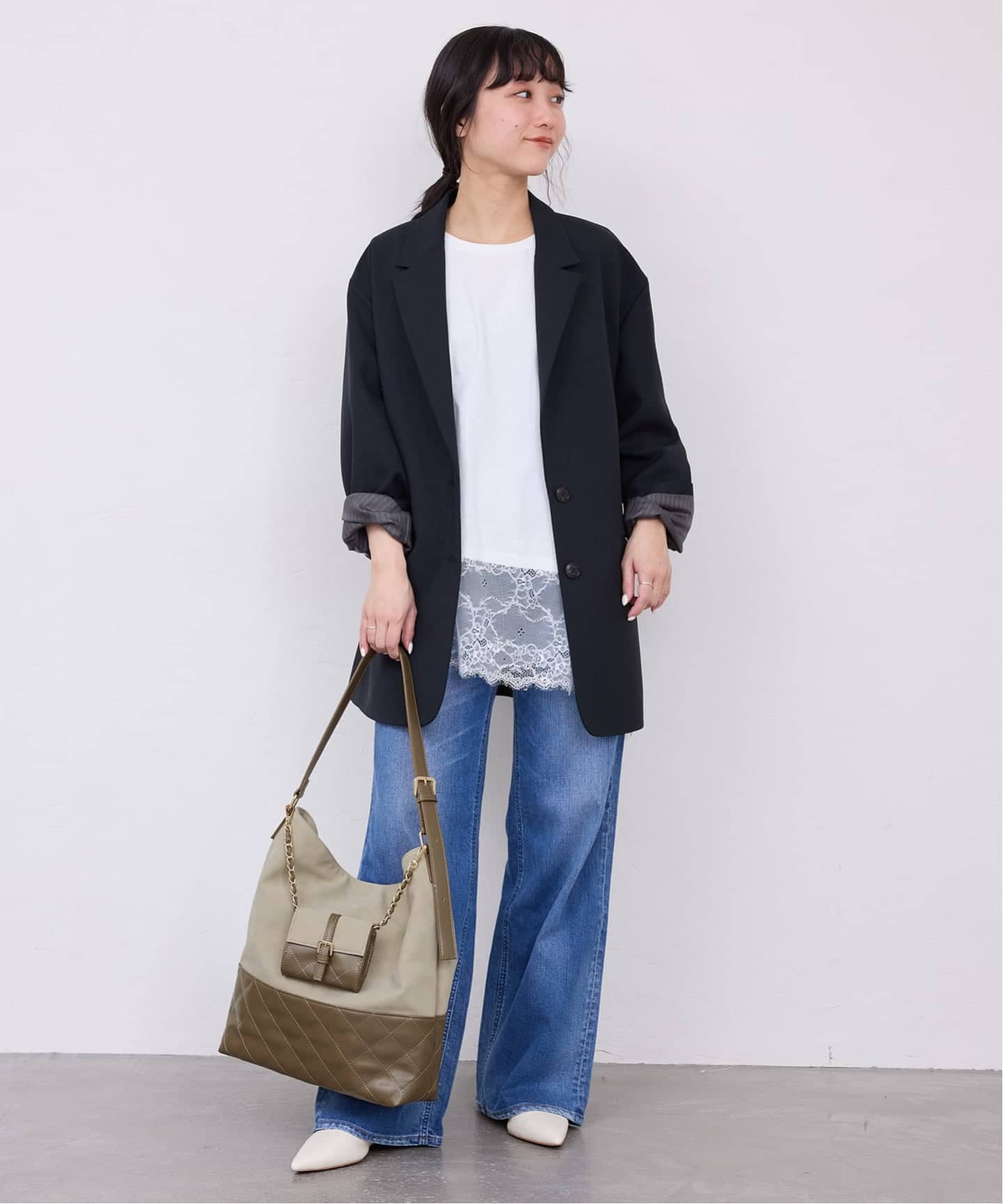 SLOBE IENA ポーチ付きキルティングバッグ（ショルダーバッグ）｜SLOBE