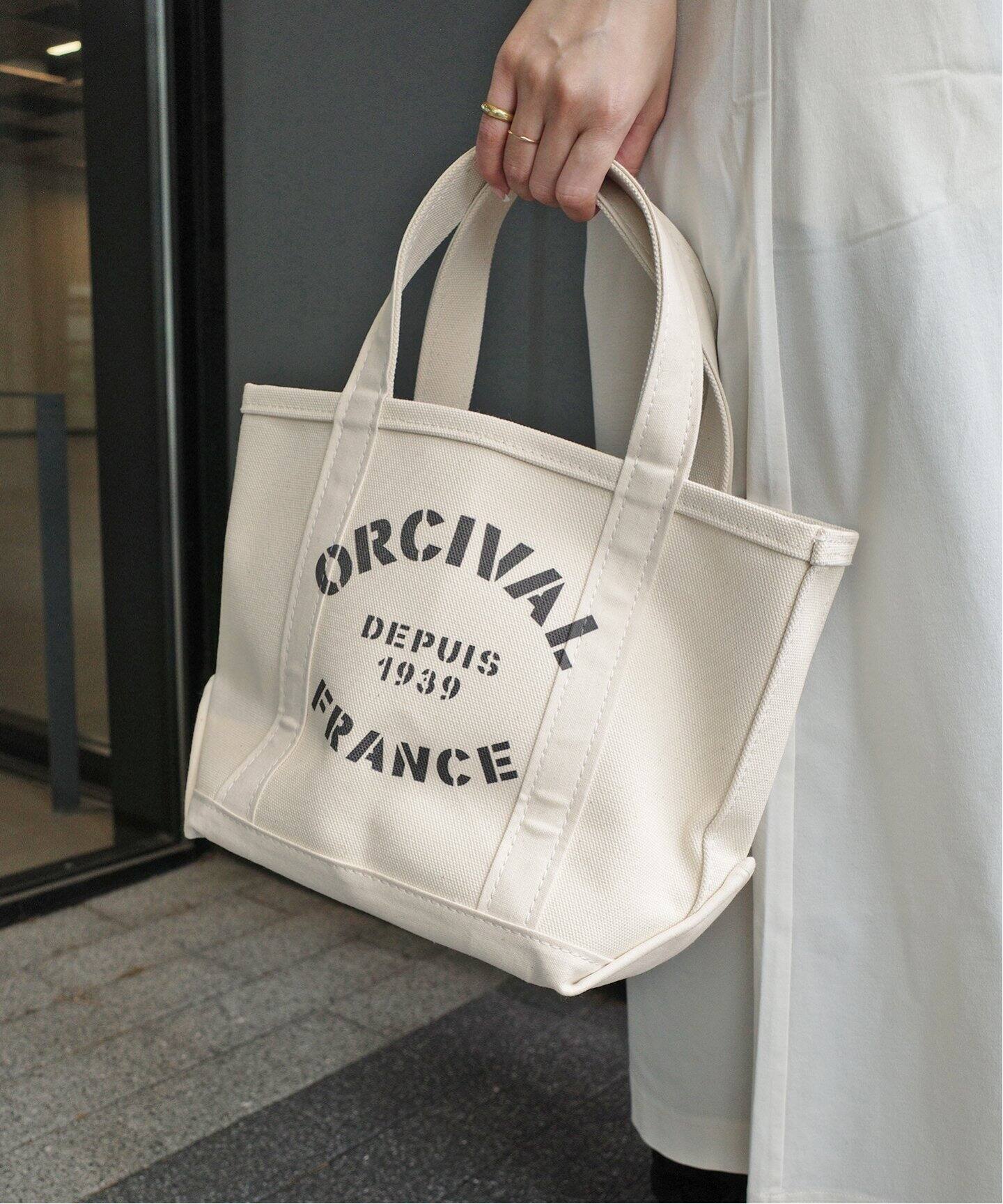 ORCIVAL (オーシバル）SLOBE別注 キャンバストートバッグ ORCIVAL/オーシバル】SLOBE別注 24oz HAMPUトートバッグ