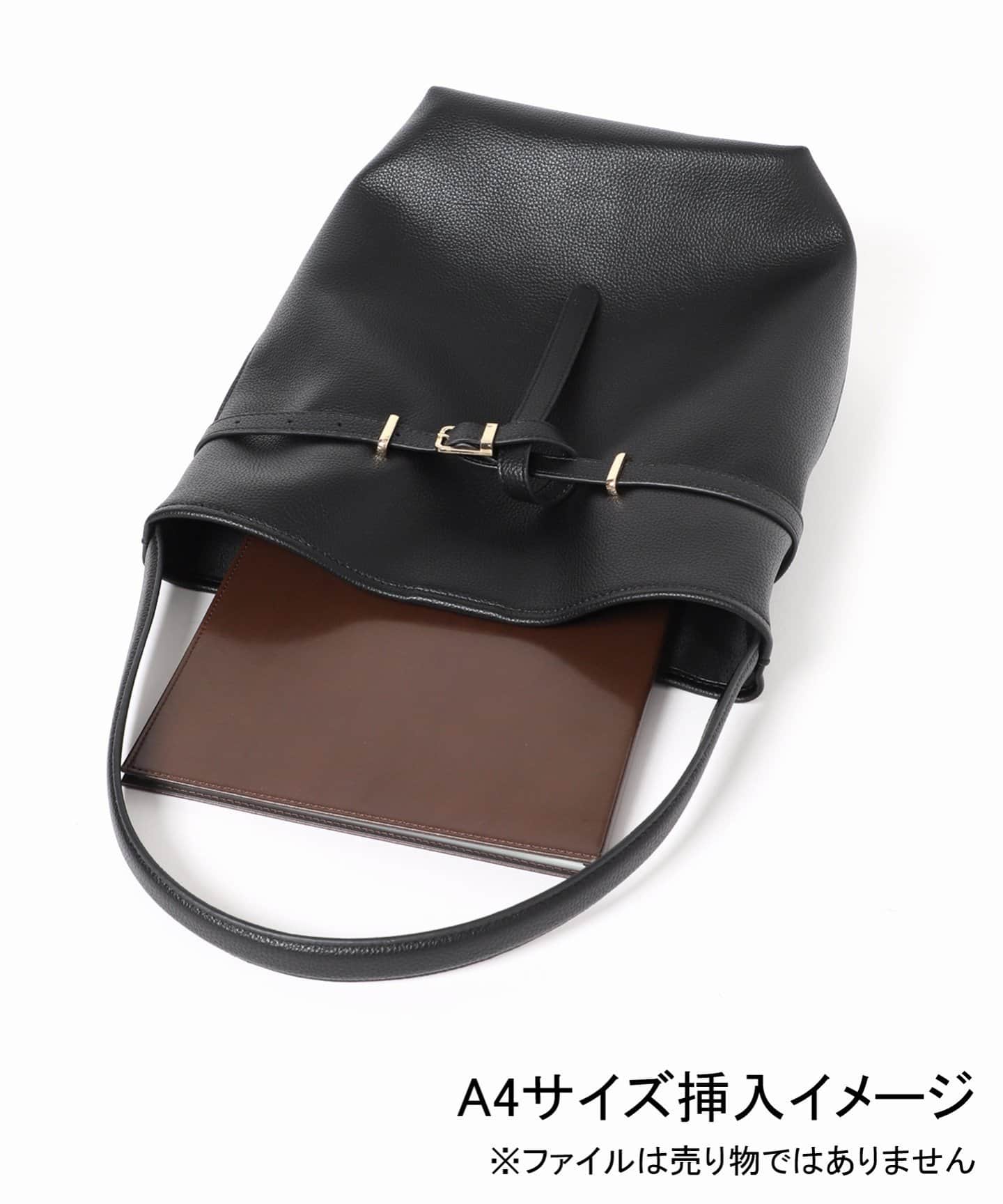予約》SLOBE ベルトスクエアトートバッグ（ショルダーバッグ