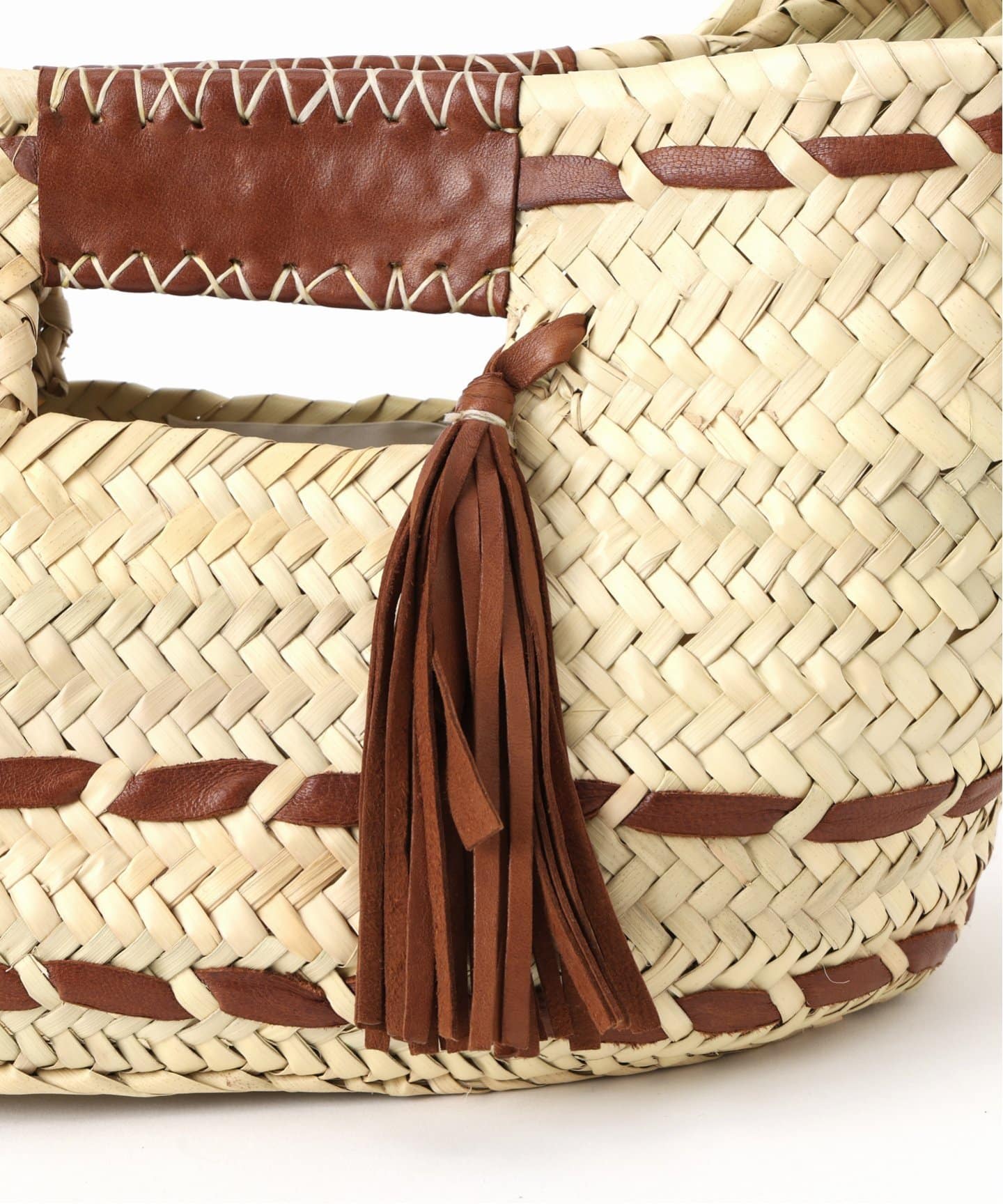 KECH LeS ESSENTIELS SLOBE別注 RAFFIA TASSEL BAG KBG-2508