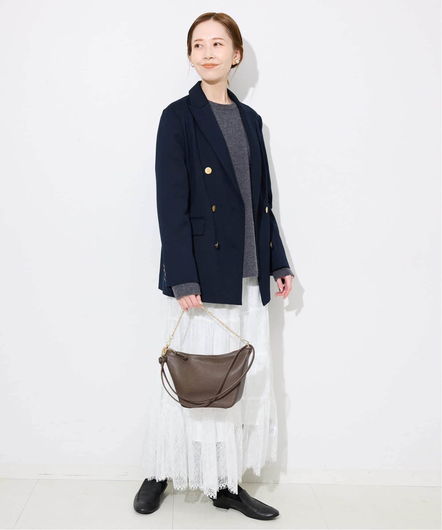 AULENTTI/オウレンティ 2WAYショルダーバッグ DI-3601-DO（ショルダー