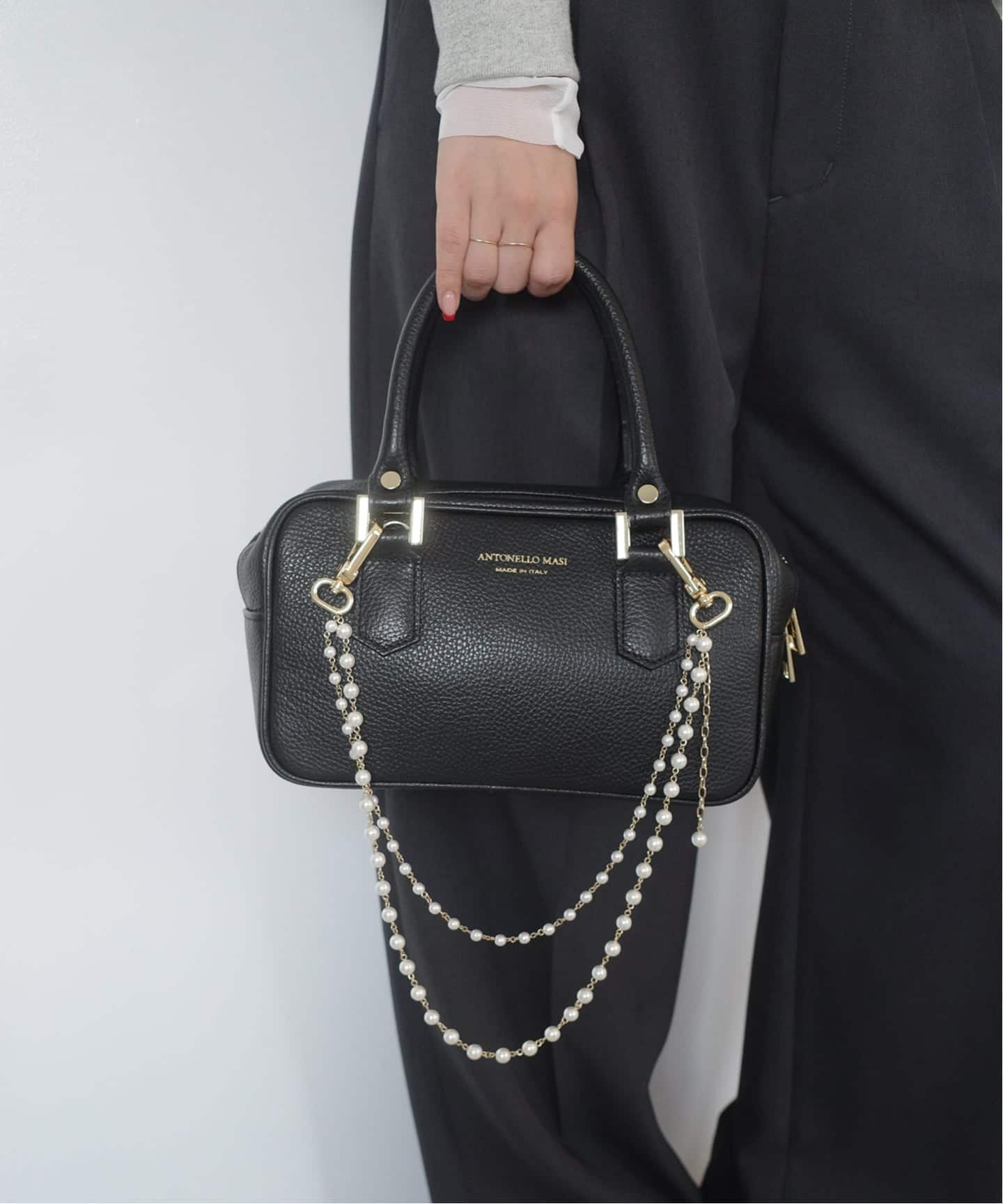 ANTONELLO MASI/アントネッロマージ SLOBE別注 レザーボストンバッグ