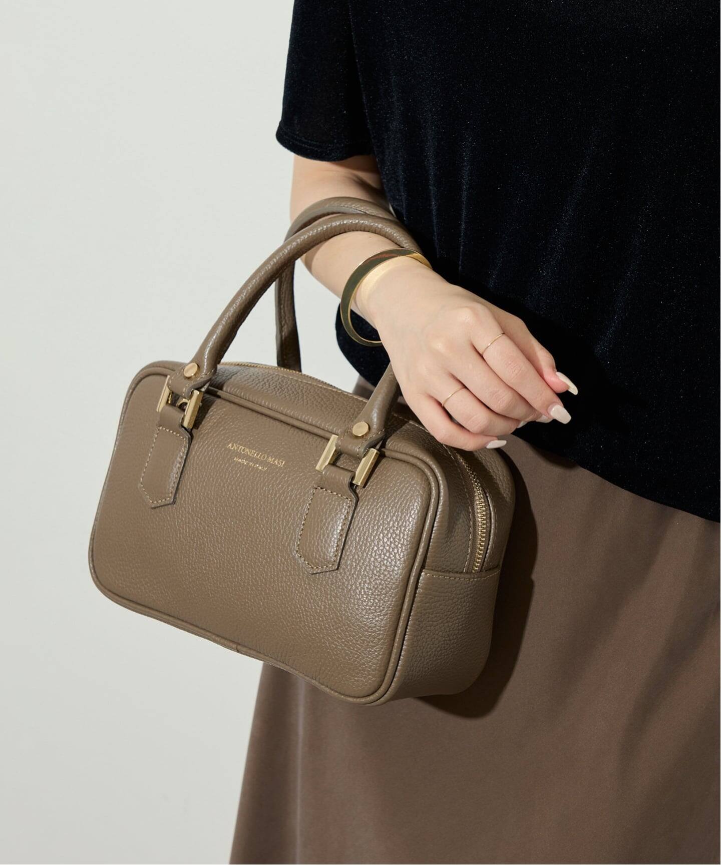 ANTONELLO MASI/アントネッロマージ SLOBE別注 レザーボストンバッグ