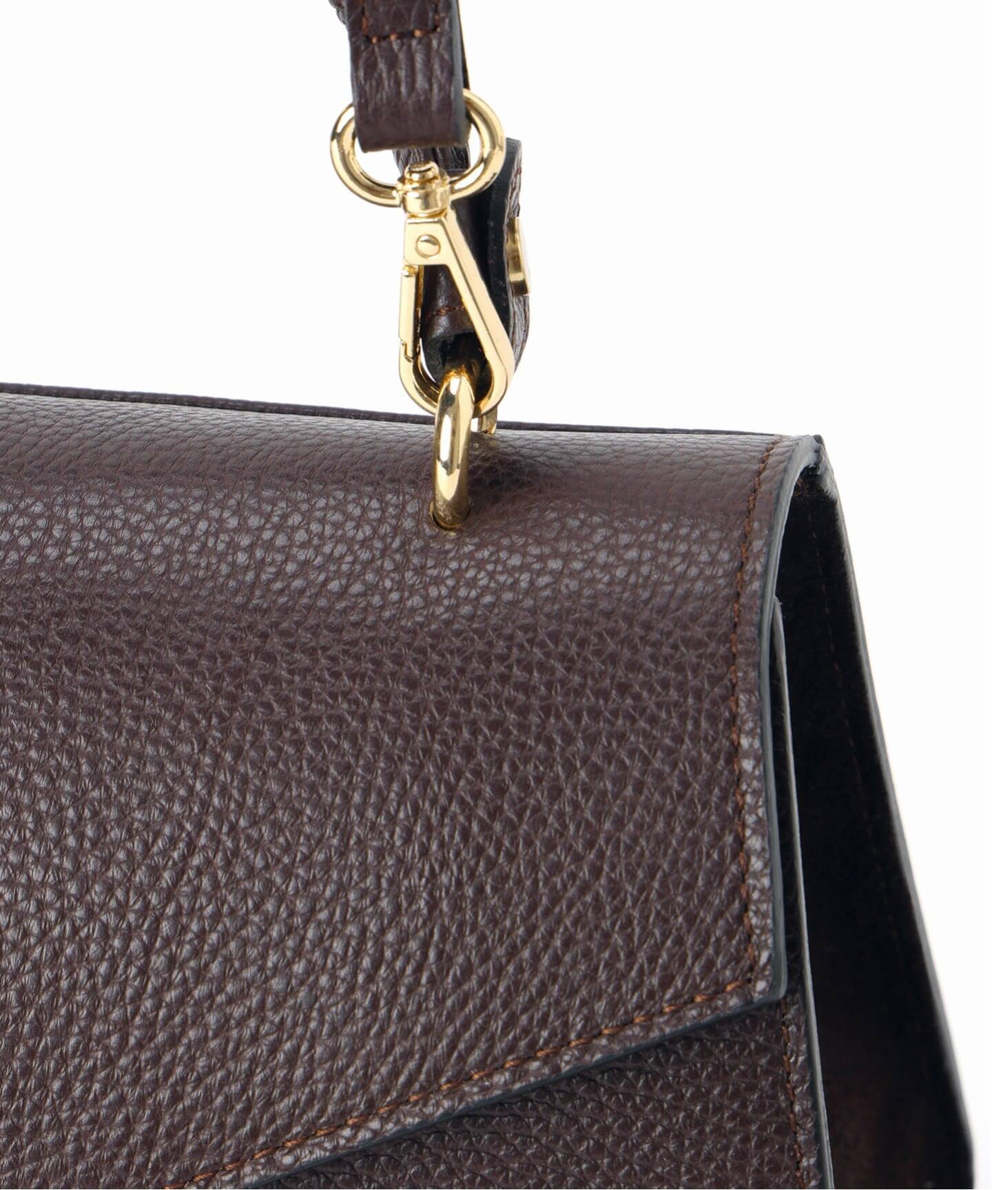 SLOBE IENA別注　マルコビアンキー二　ブラウンレザーショルダーバッグ SLOBE IENA別注 マルコビアンキー二 ブラウンレザーショルダーバッグ