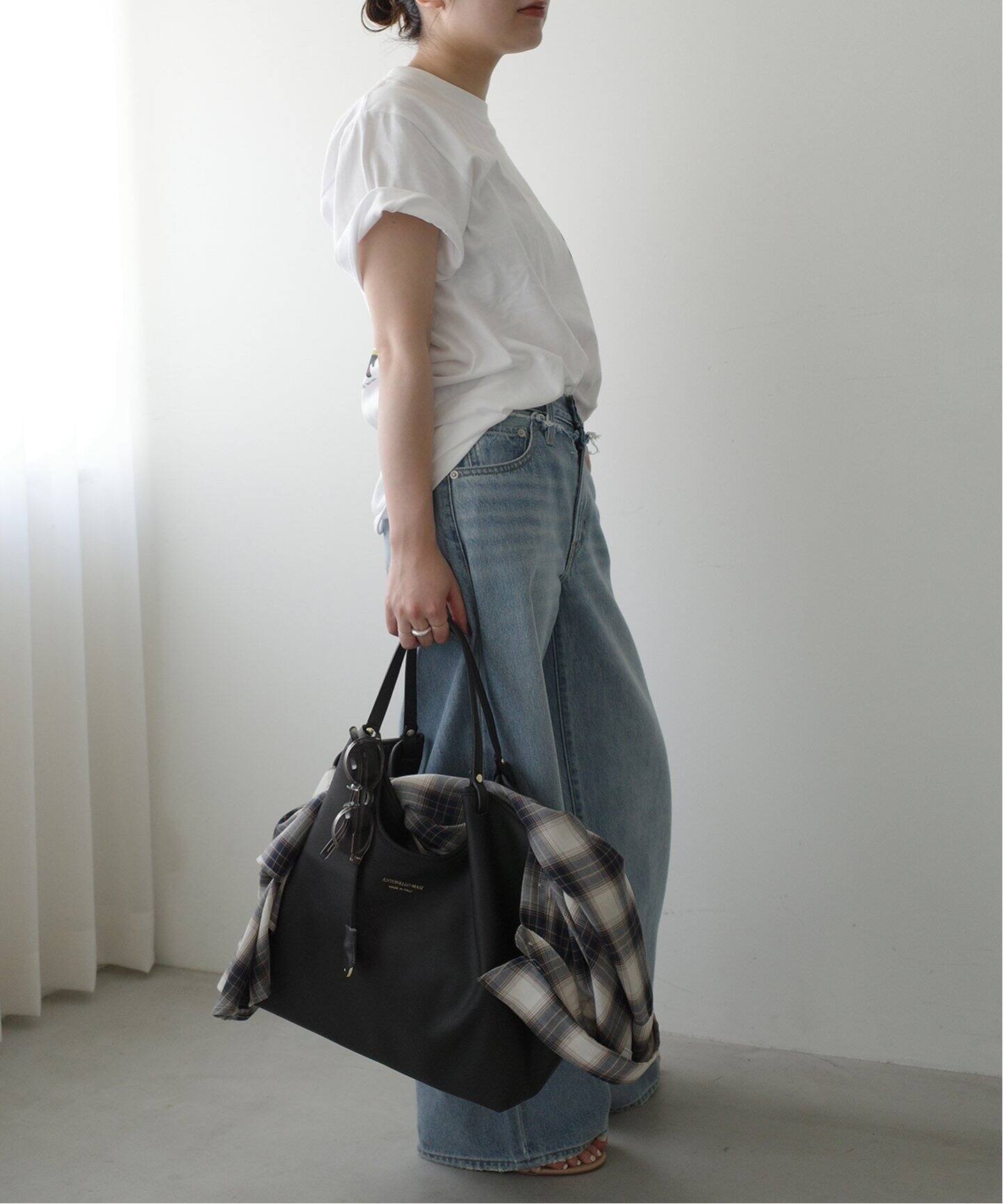 ANTONELLO MASI/アントネッロマージ SLOBE別注 レザートートバッグ 