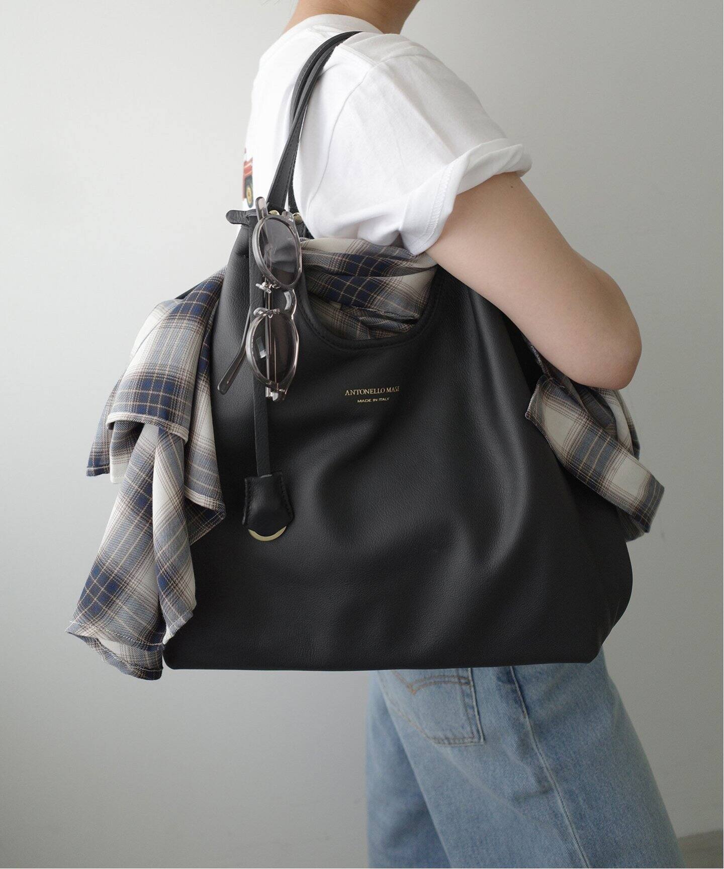 ANTONELLO MASI/アントネッロマージ SLOBE別注 レザートートバッグ