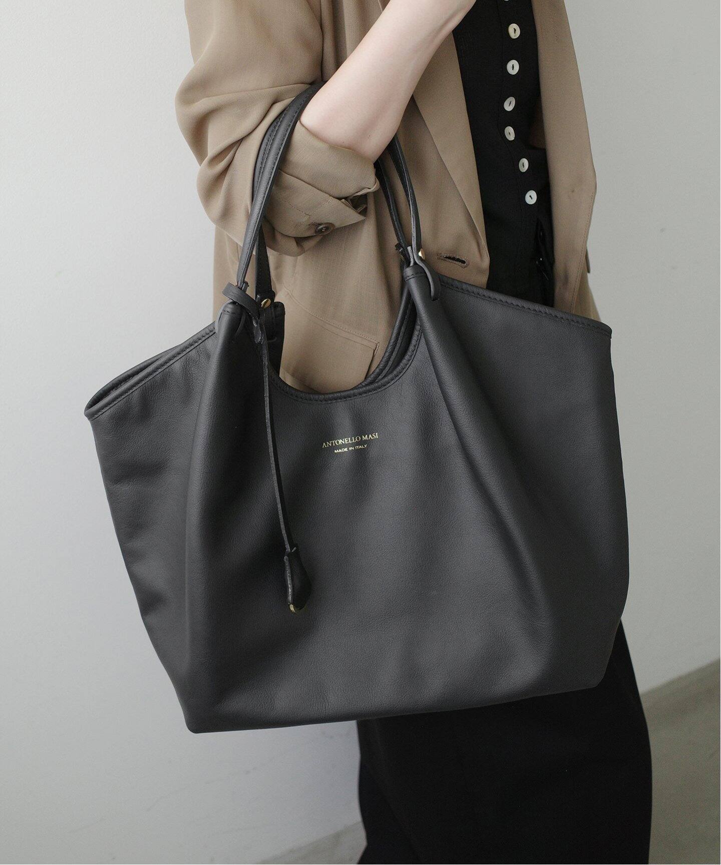 ANTONELLO MASI/アントネッロマージ SLOBE別注 レザートートバッグ