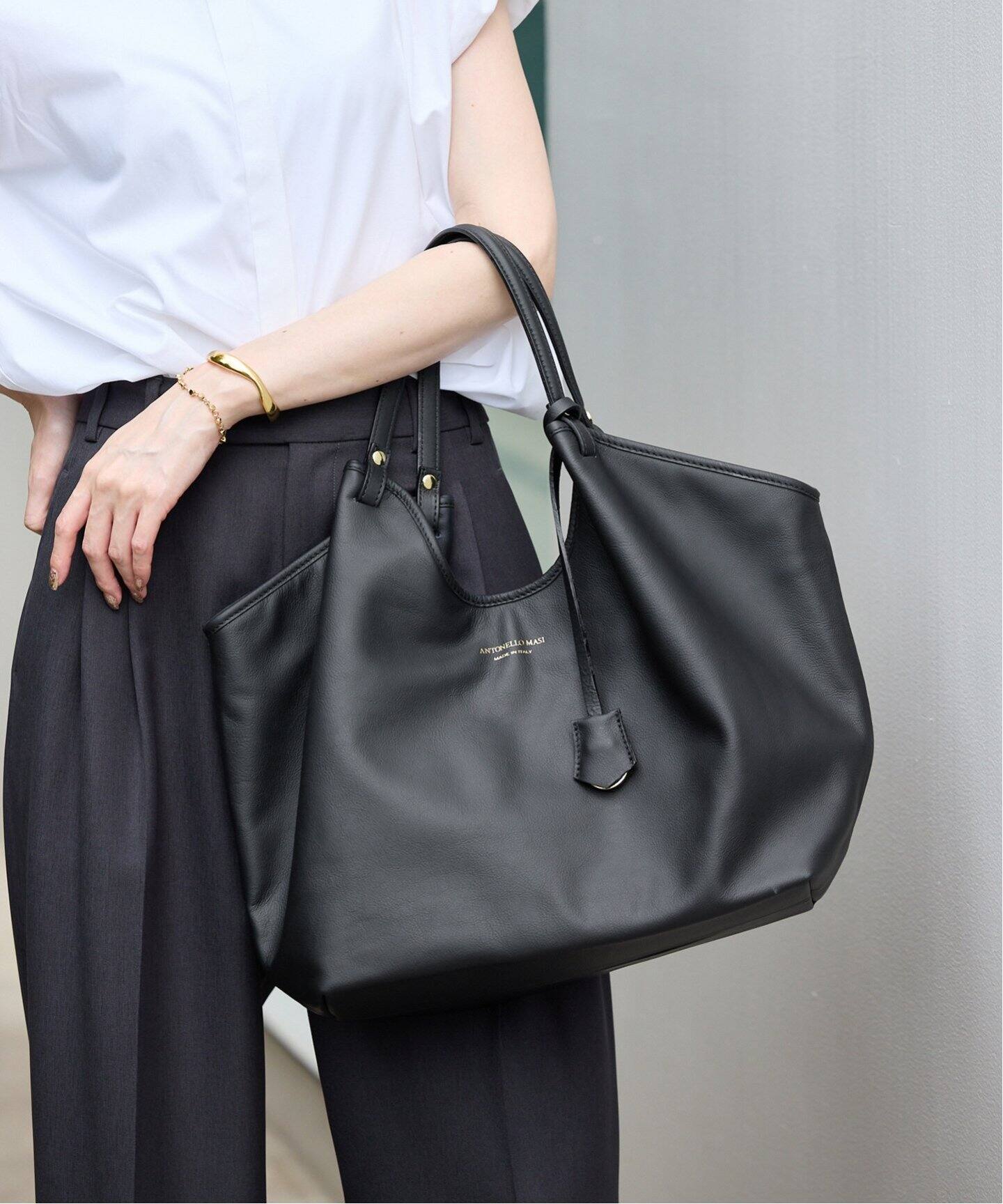 ANTONELLO MASI/アントネッロマージ SLOBE別注 レザートートバッグ