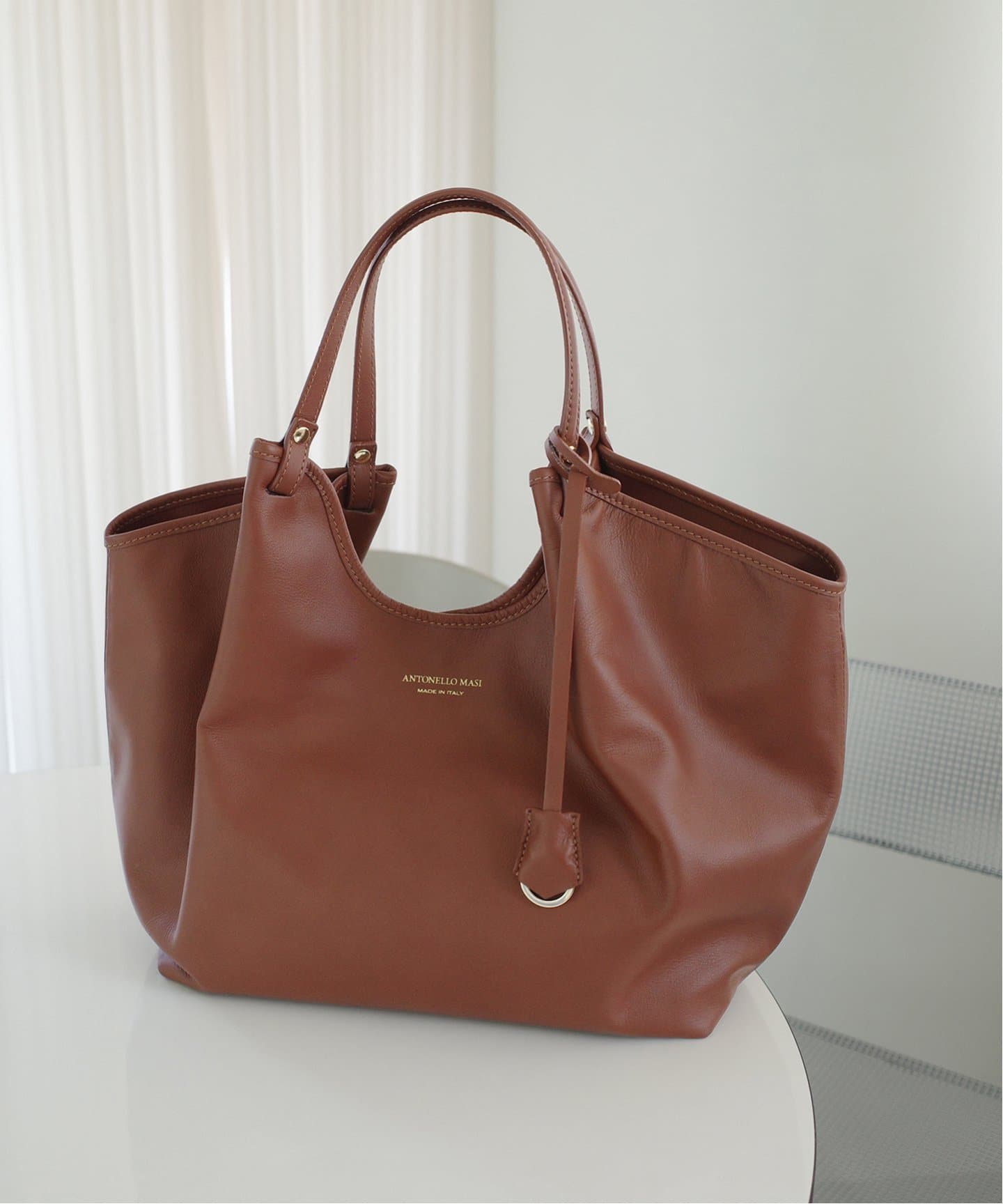 ANTONELLO MASI/アントネッロマージ SLOBE別注 レザートートバッグ