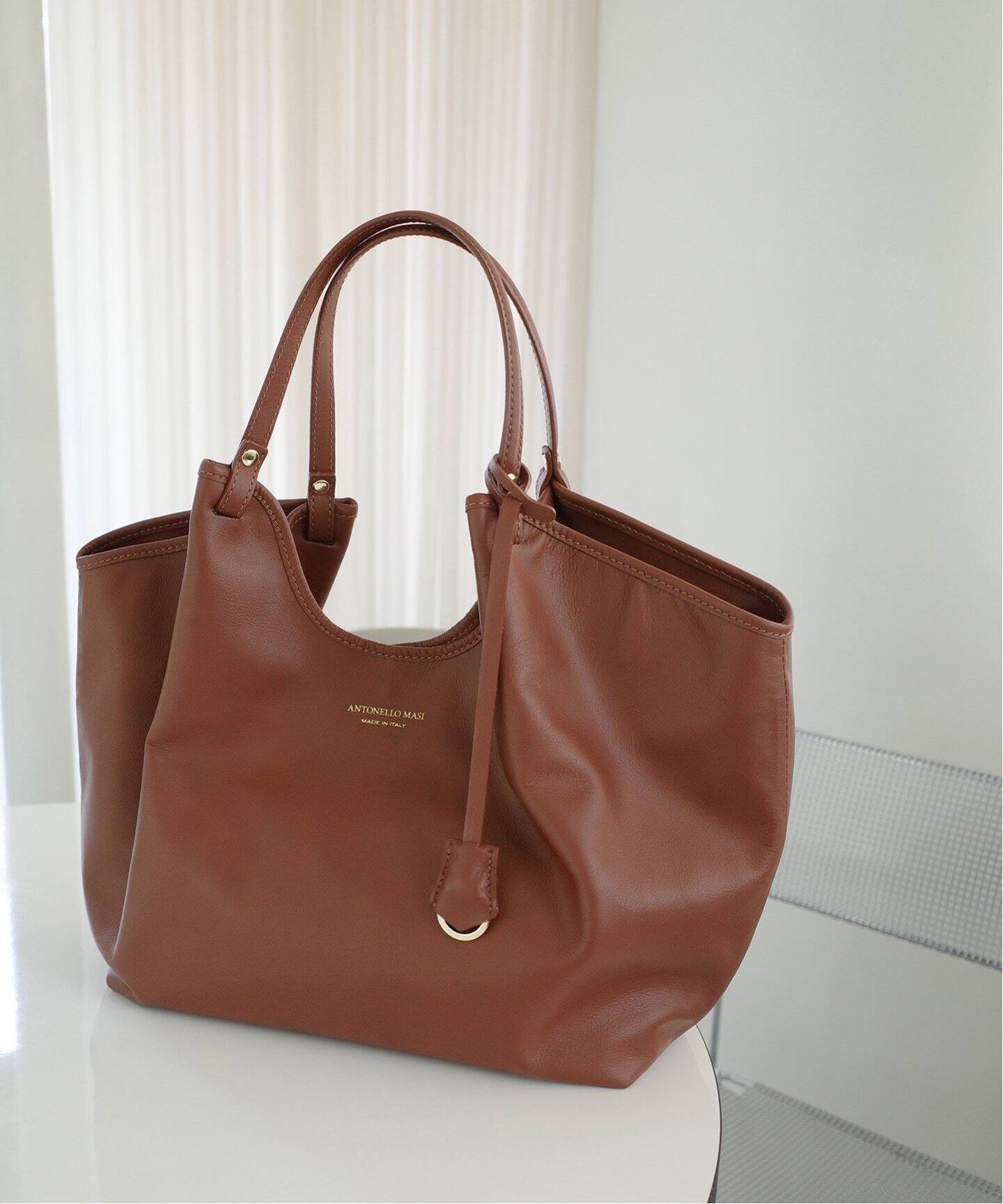 ANTONELLO MASI/アントネッロマージ SLOBE別注 レザートートバッグ 