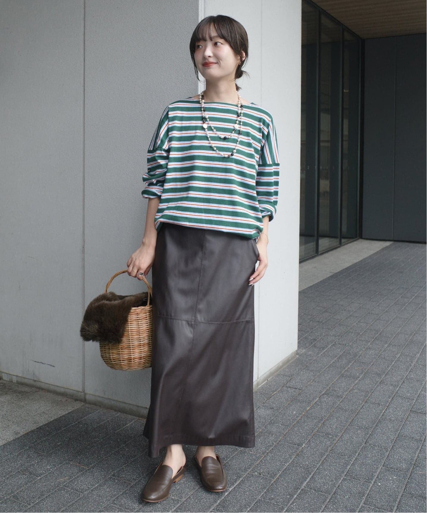 BAGMATI/バグマティ SLOBE別注 ファーカゴバッグ（かごバッグ