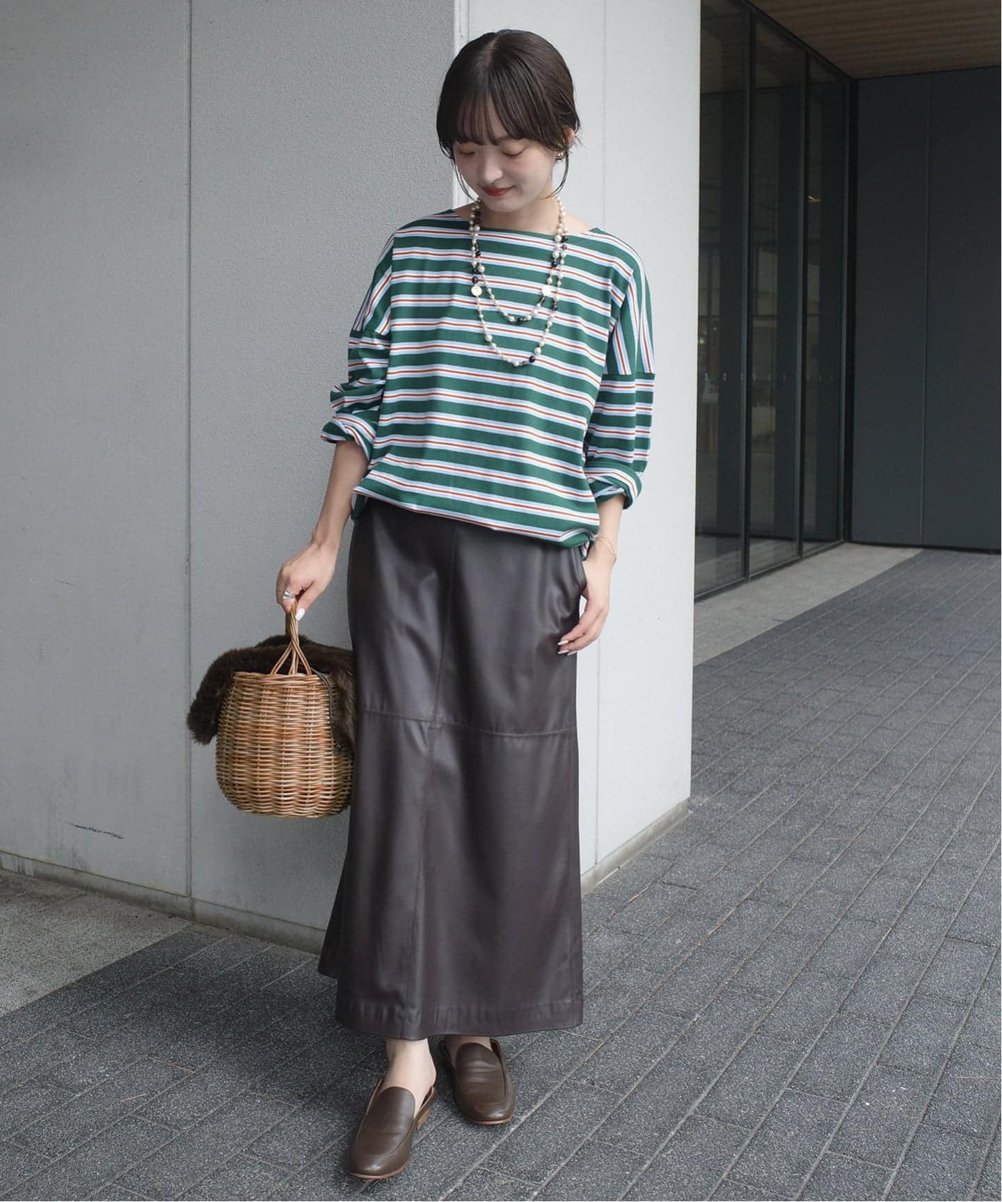 BAGMATI/バグマティ SLOBE別注 ファーカゴバッグ（かごバッグ