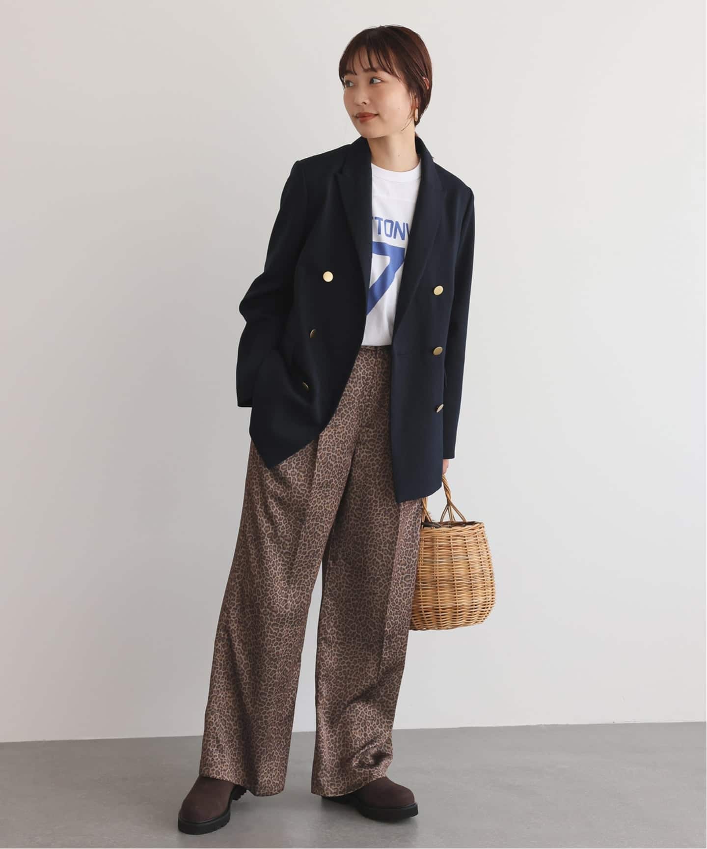 SLOBE IENA Bagmati バンブーハンドルファー付きカゴバック美品 SLOBE IENA｜BAGMATI/バグマティ SLOBE別注 ファーカゴバッグ